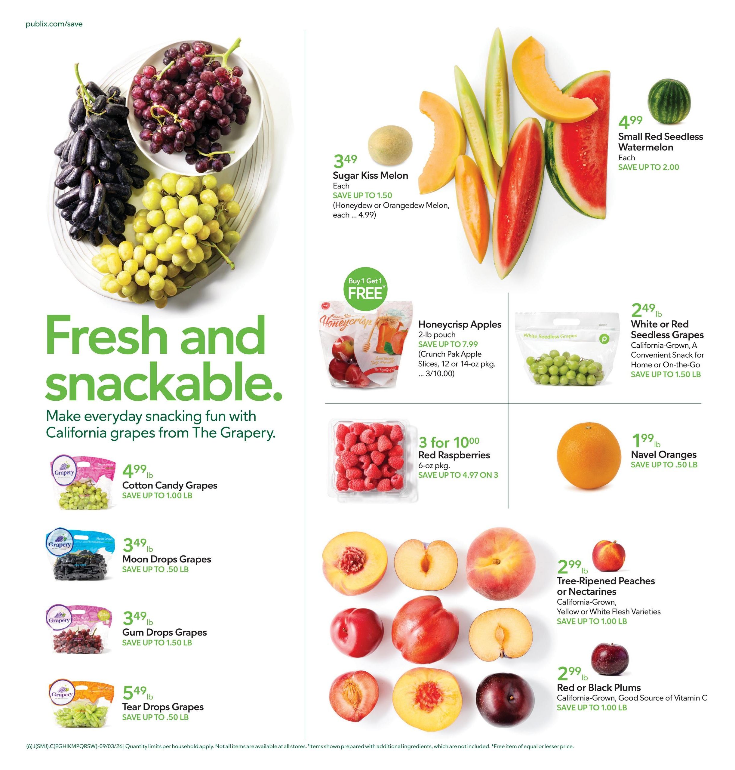 Publix (Asheville-Bryson City Area, NC) Weekly Ad September 2 - 8, 2026