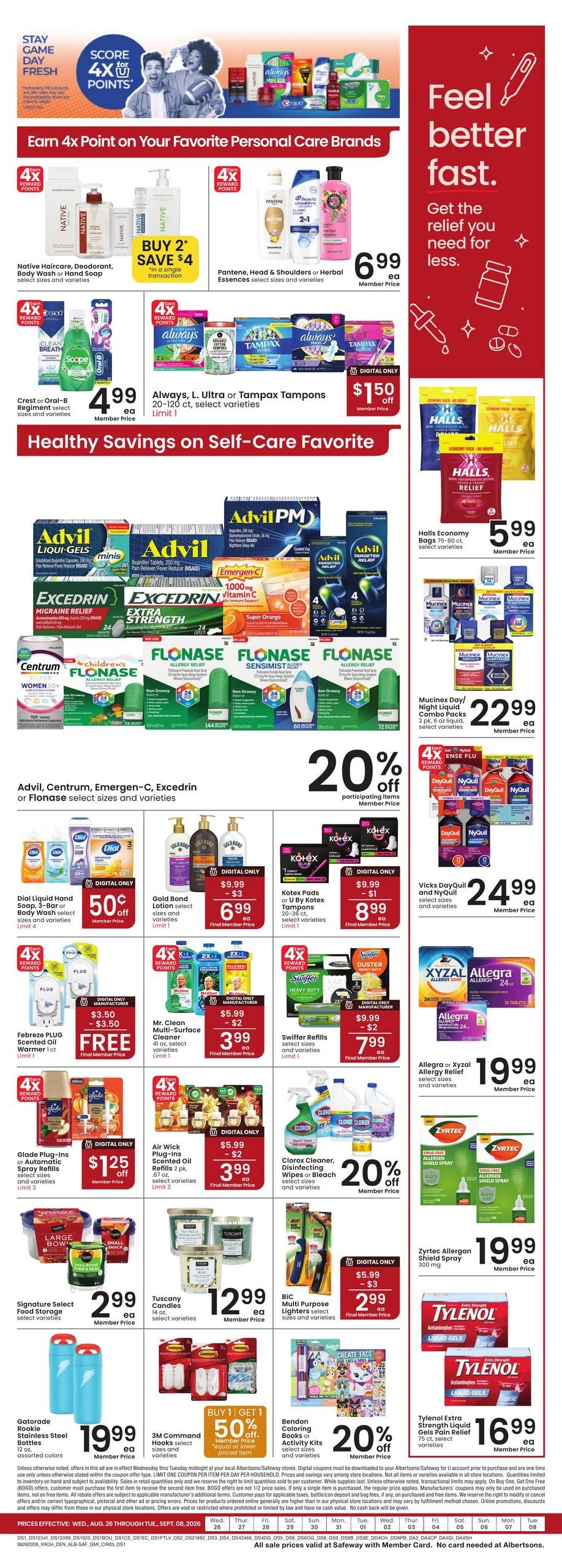 Albertsons (Gillette Area, WY) Weekly Ad September 2 - 8, 2026