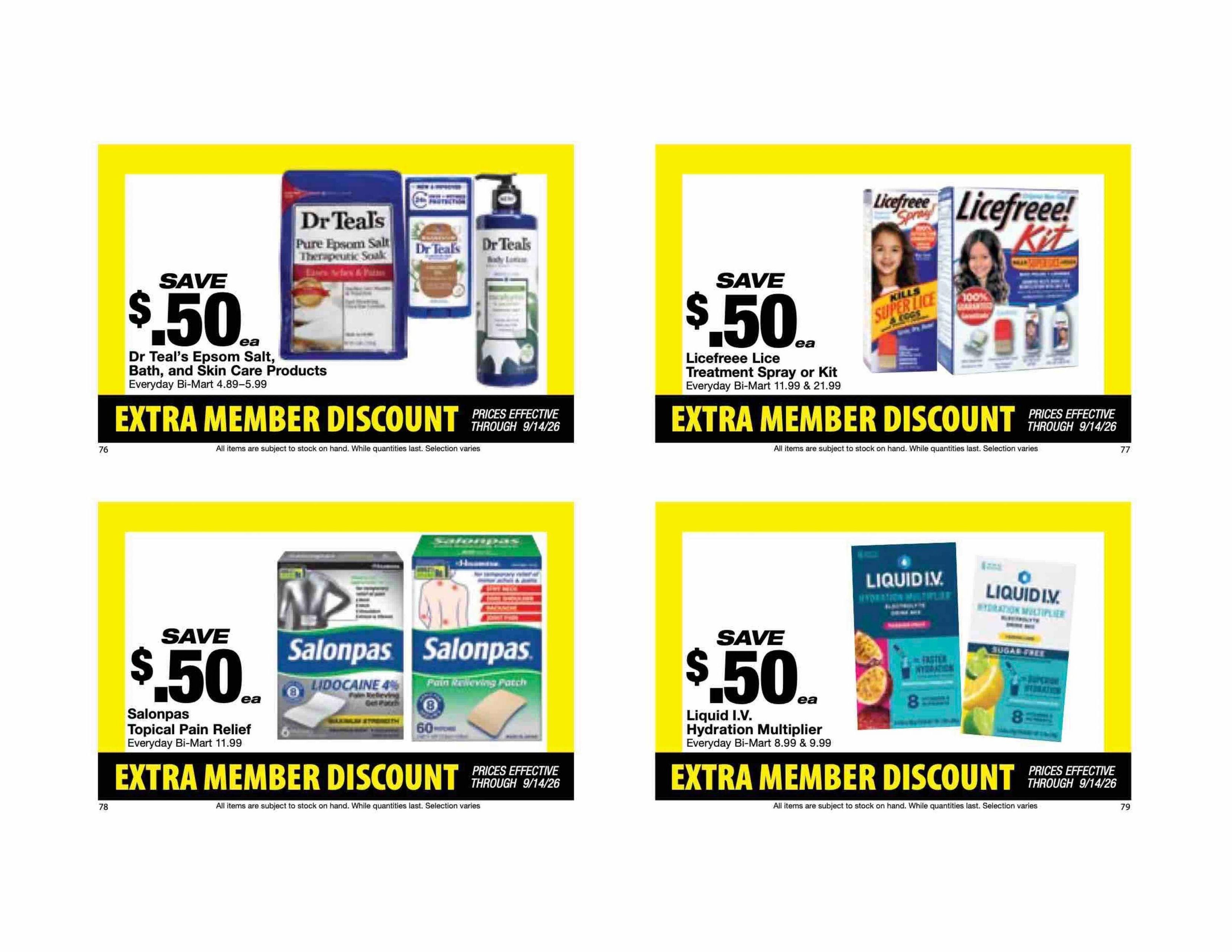 Bi-Mart (ID, OR, WA) Weekly Ad August 25 - September 14, 2026