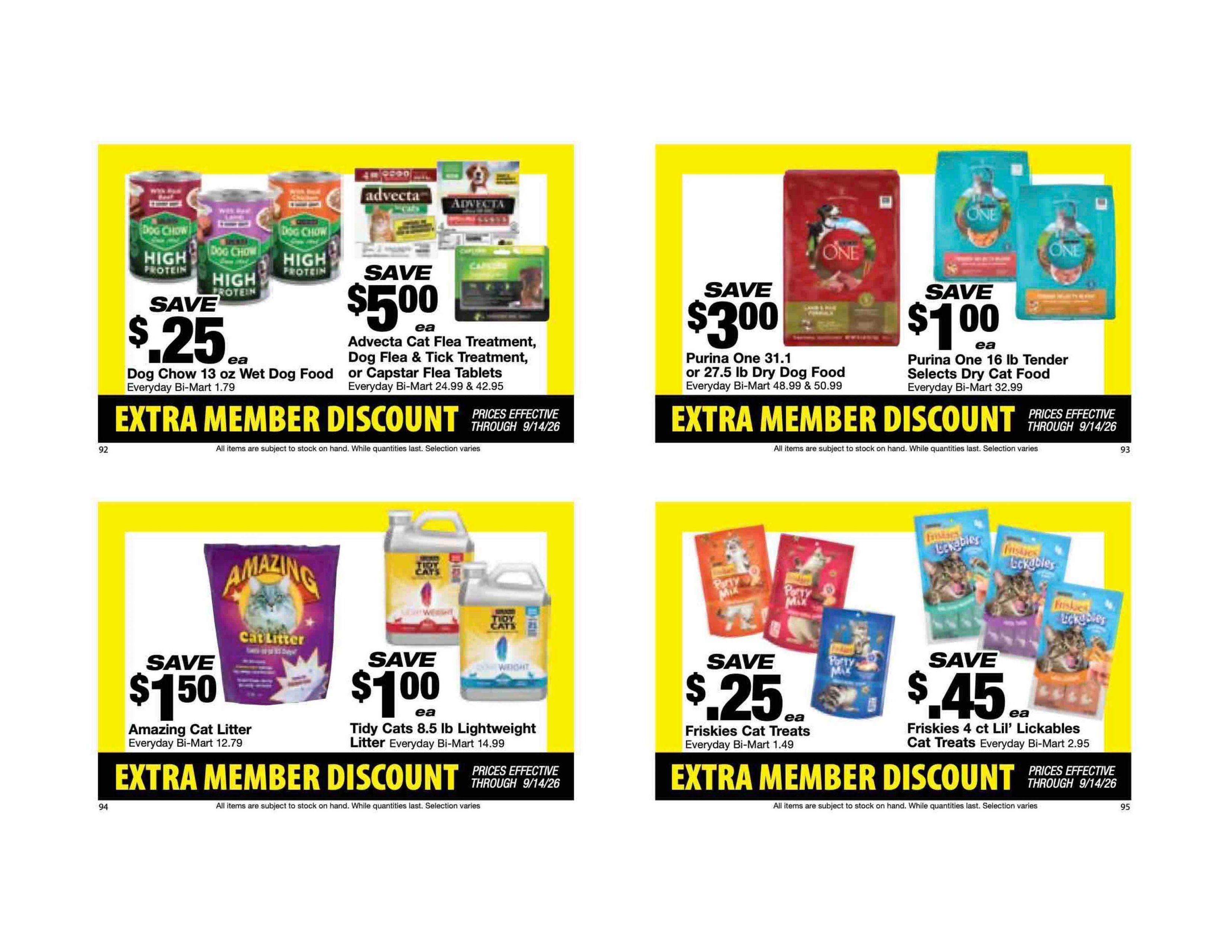 Bi-Mart (ID, OR, WA) Weekly Ad August 25 - September 14, 2026