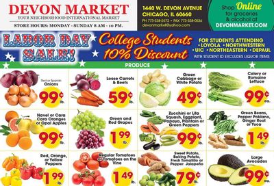 Devon Market Weekly Ad September 2 - 8, 2026