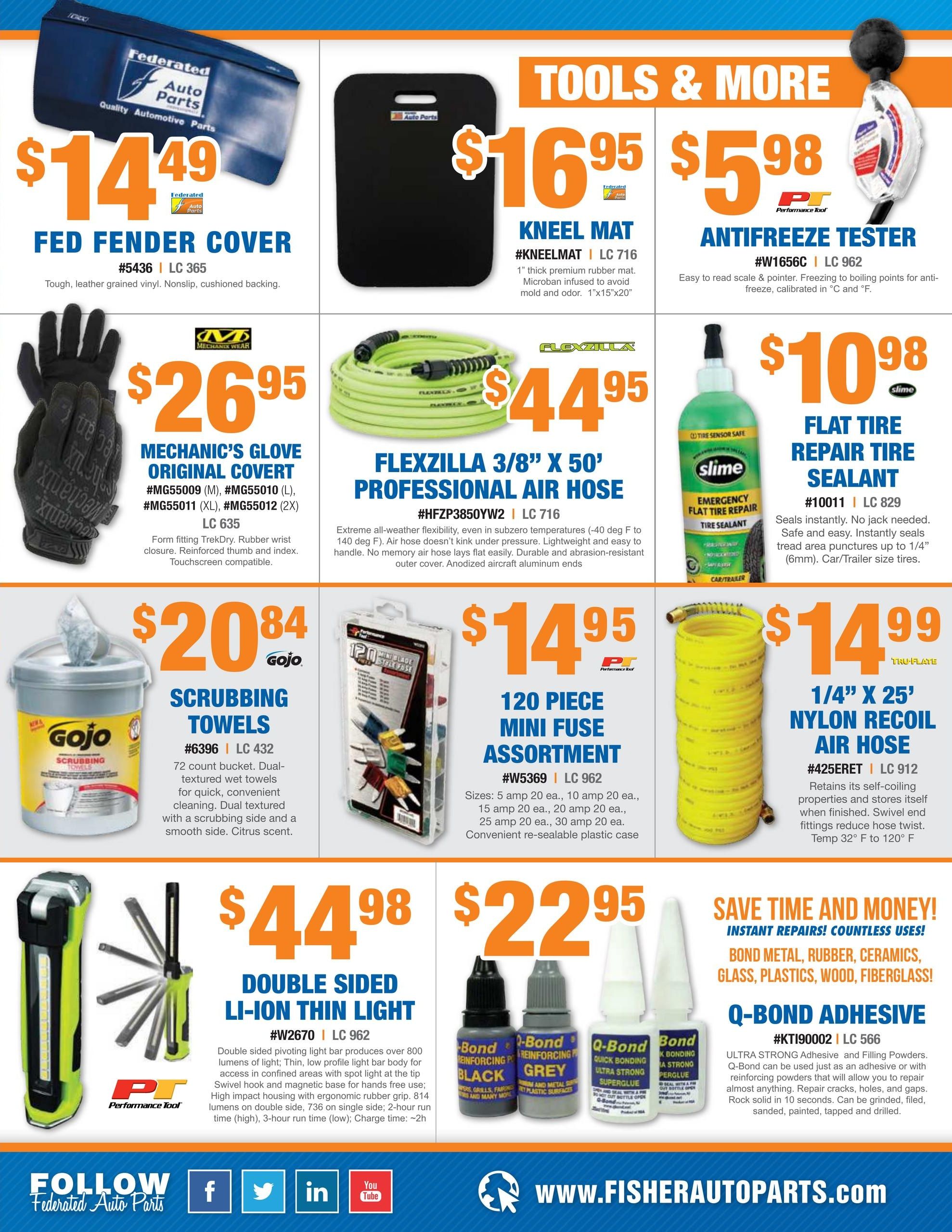 Fisher Auto Parts Weekly Ad September 1 - October 31, 2026