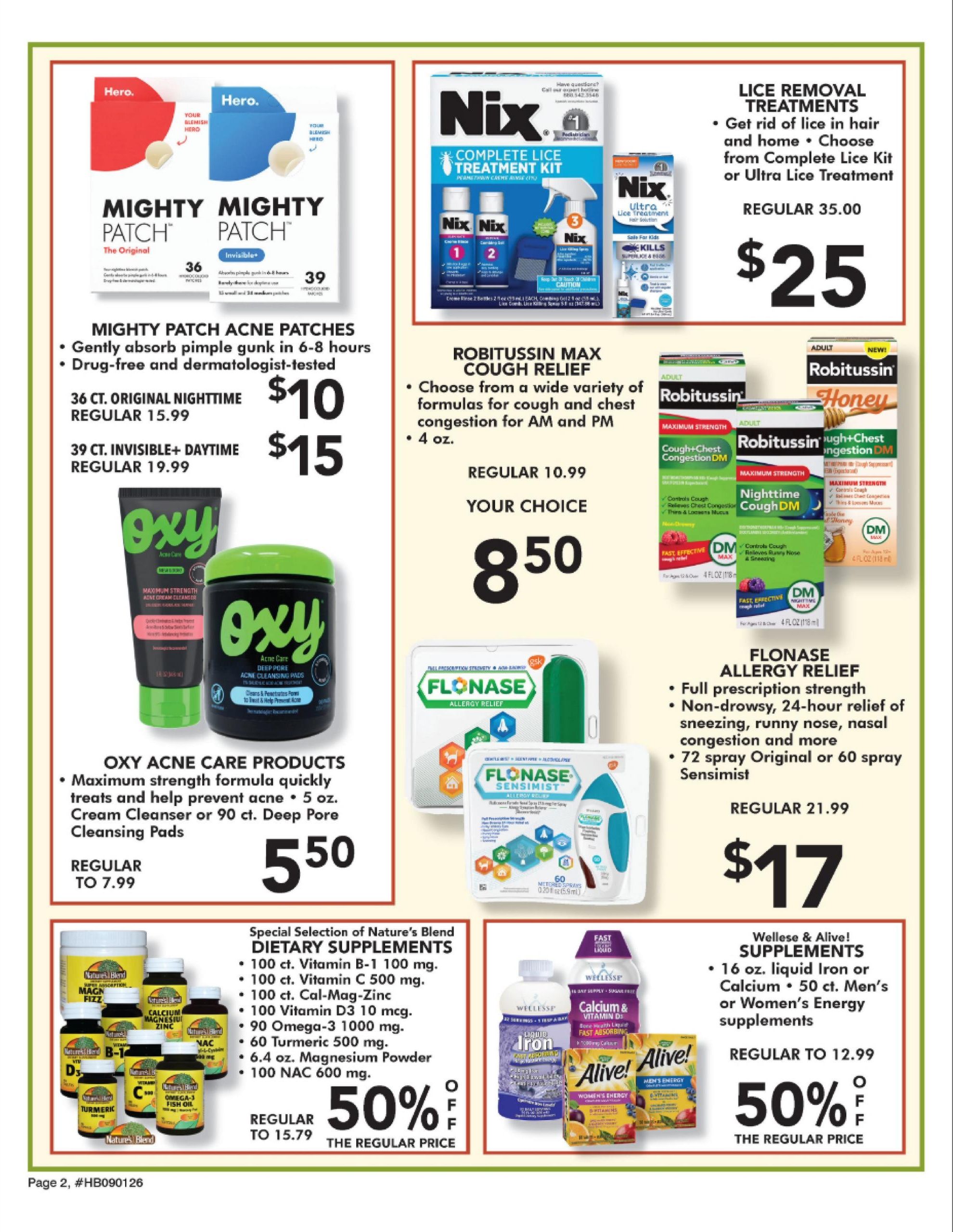Hi-School Pharmacy Weekly Ad September 1 - 30, 2026
