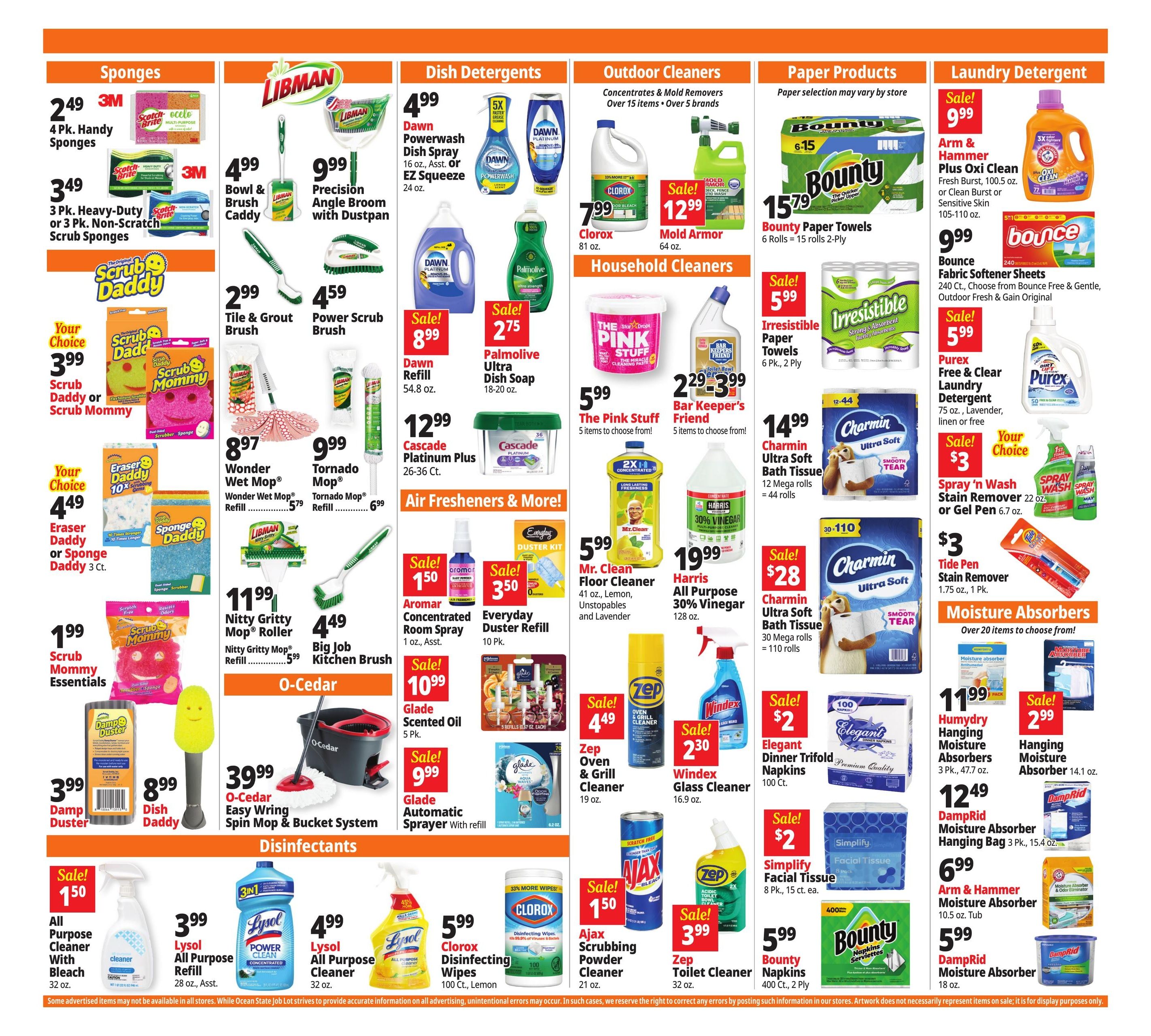 Ocean State Job Lot (Washington Area, DC) Weekly Ad September 3 - 9, 2026