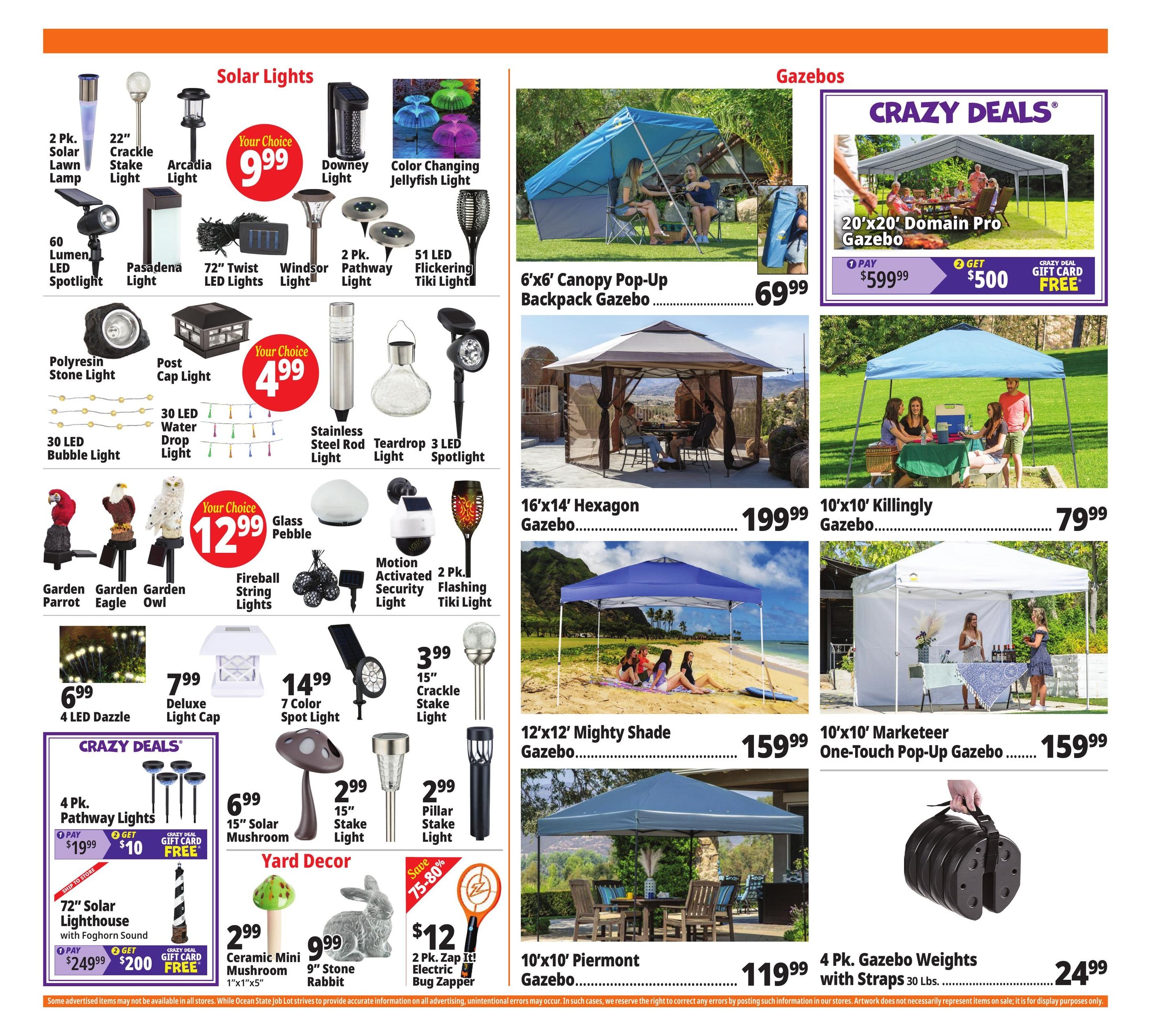 Ocean State Job Lot (Washington Area, DC) Weekly Ad September 3 - 9, 2026