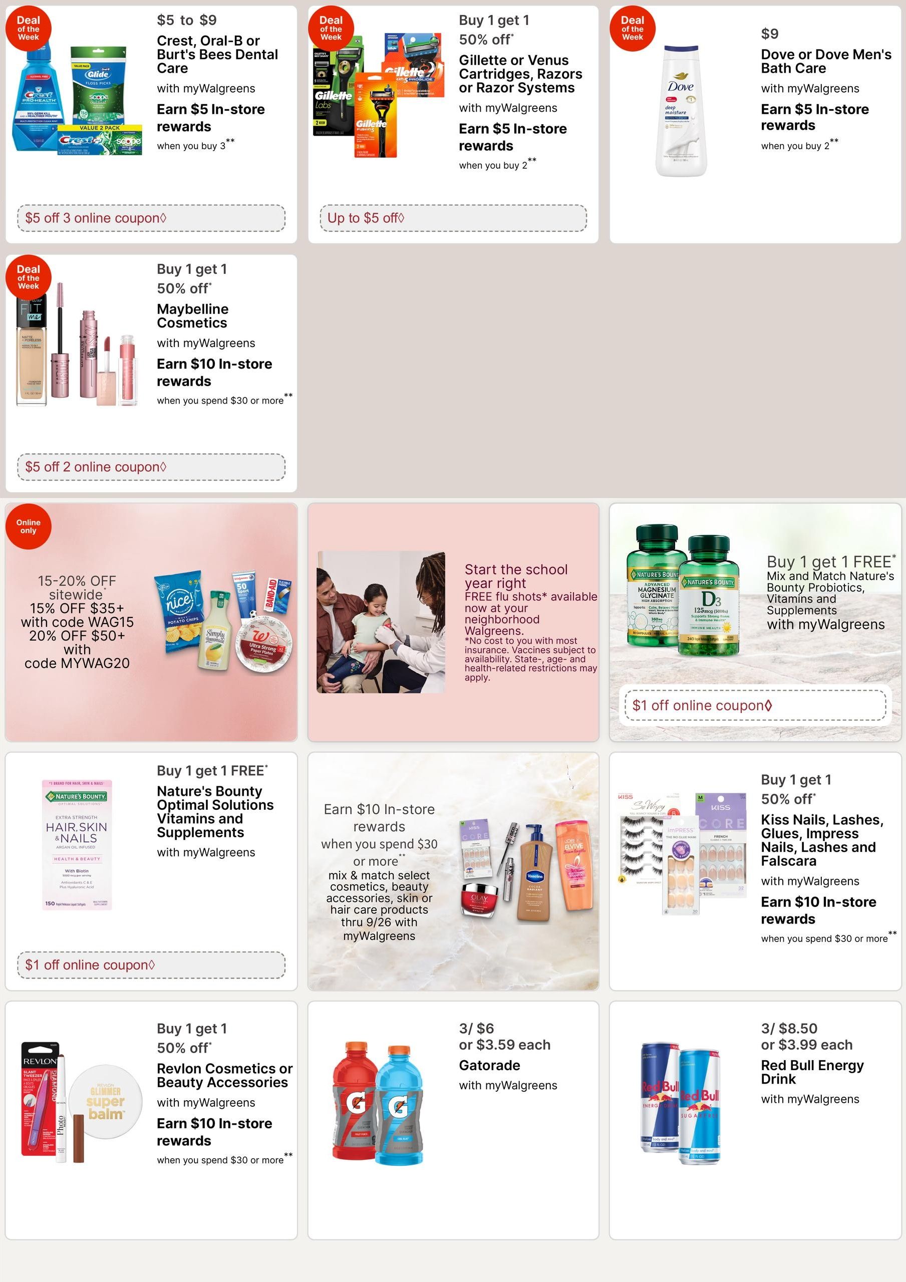 Walgreens (Lafayette-Patterson Area, LA) Weekly Ad September 6 - 12, 2026