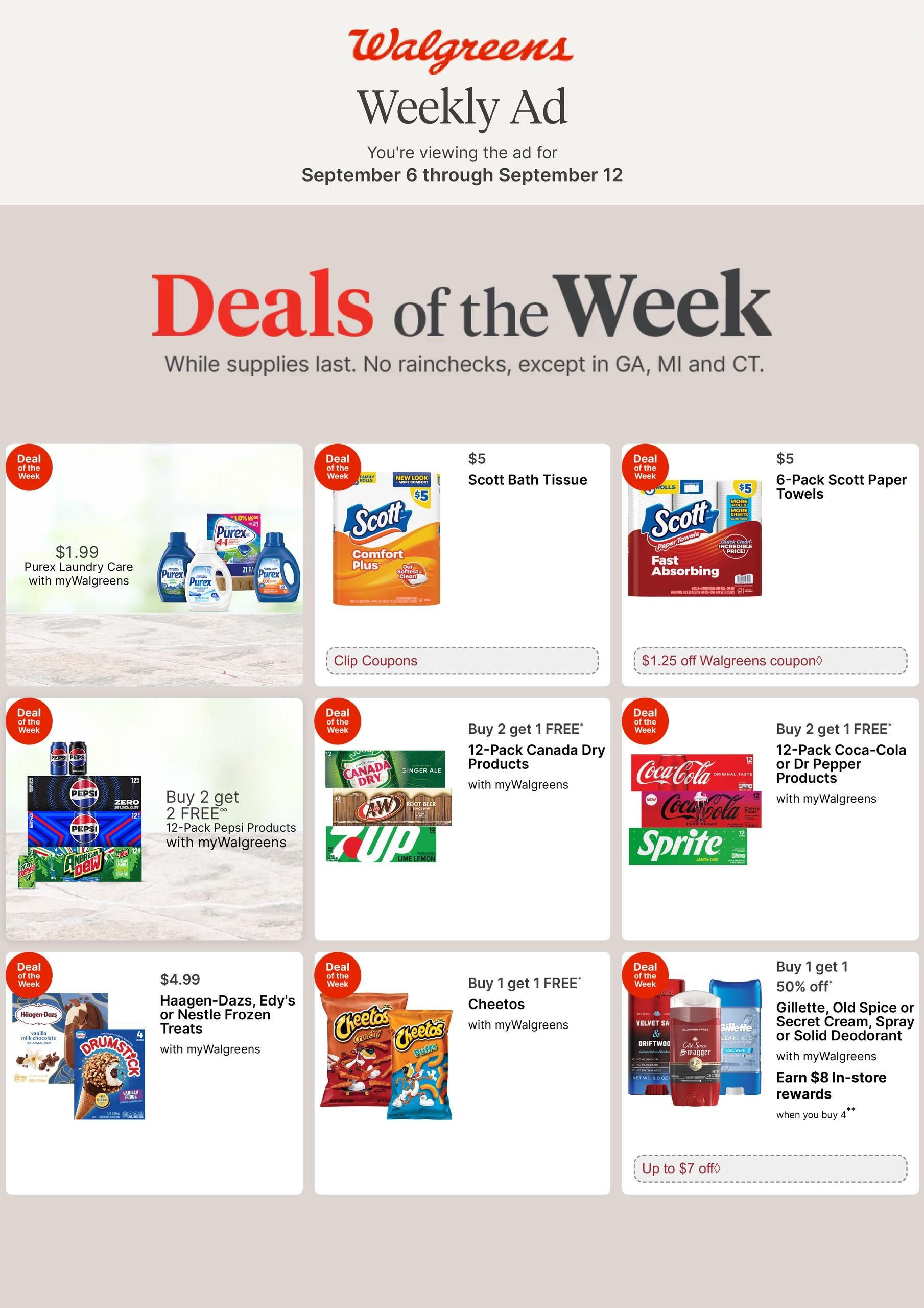 Walgreens (Paducah Area, KY) Weekly Ad September 6 - 12, 2026