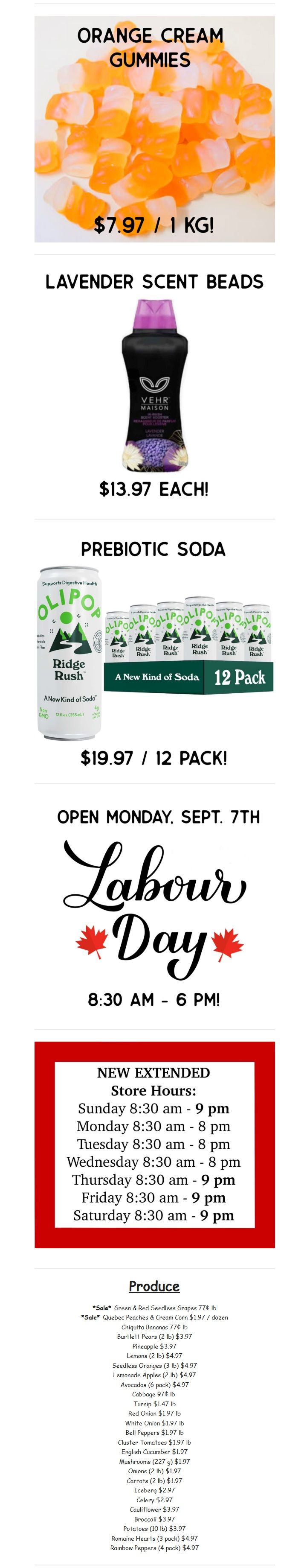 Gateway Meat Market Flyer September 3 to 9