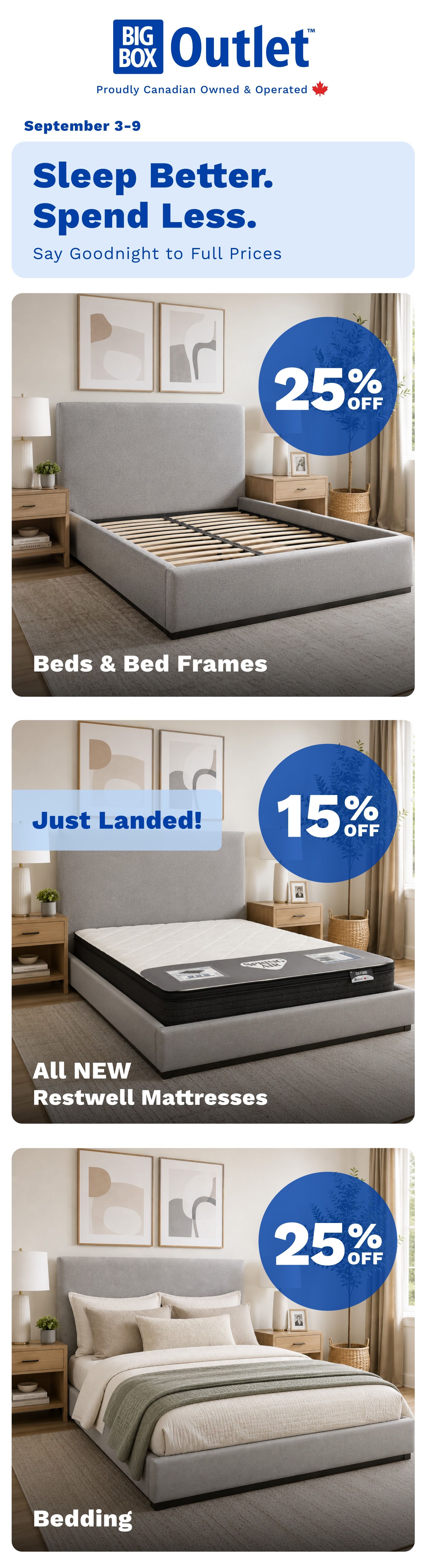 Big Box Outlet Store Flyer September 3 to 9