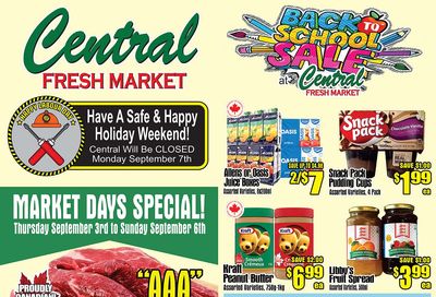 Central Fresh Market Flyer September 3 to 10