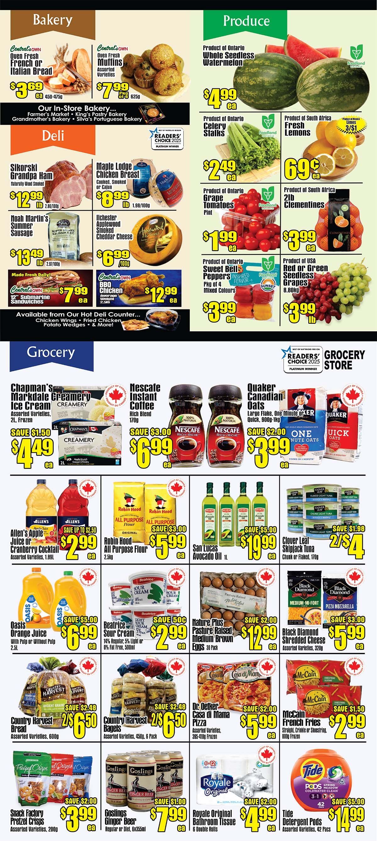 Central Fresh Market Flyer September 3 to 10