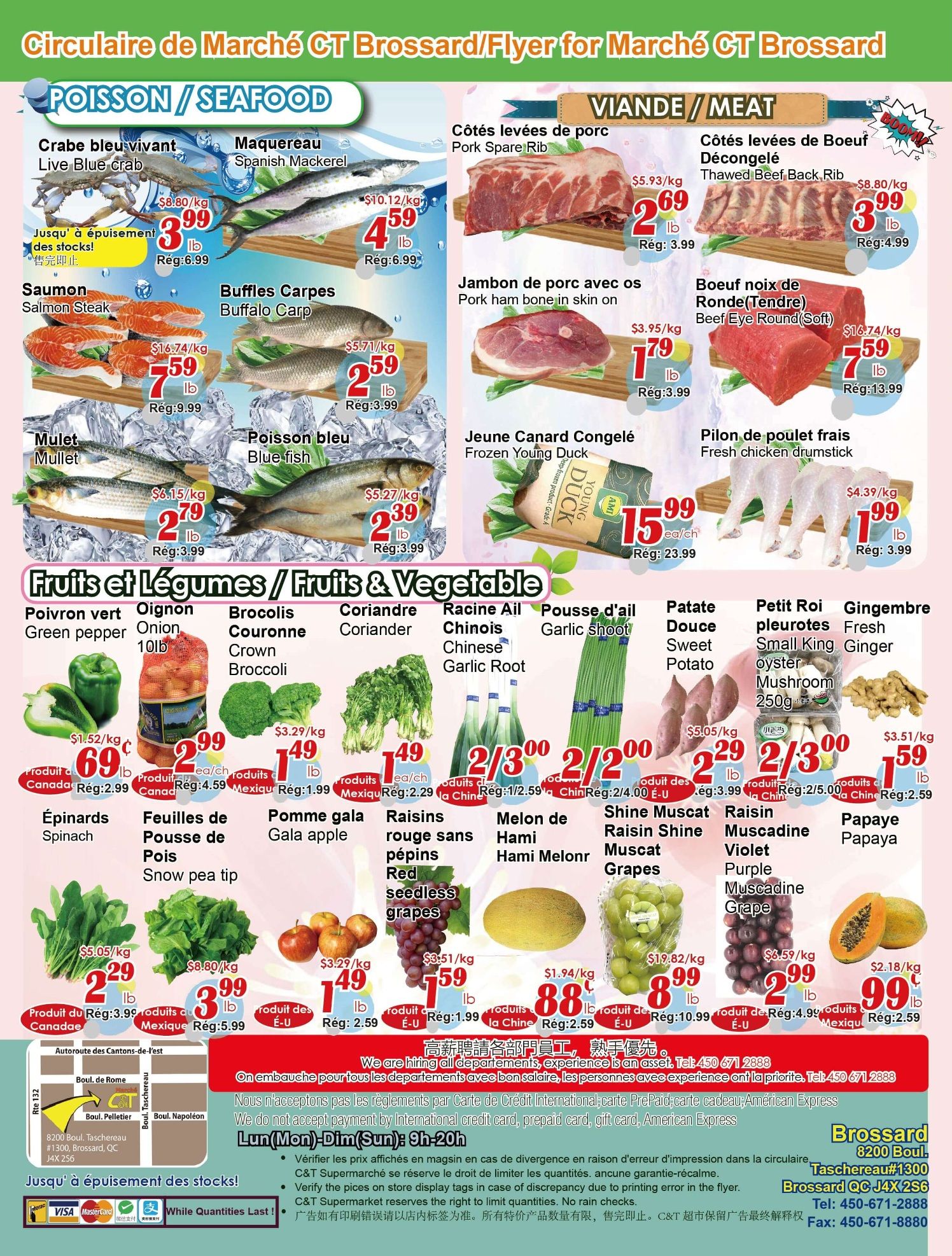 Marche C&T (Brossard) Flyer September 3 to 9