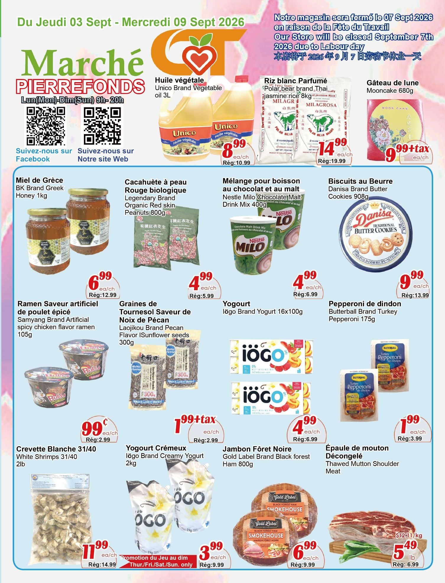 Marche C&T (Pierrefonds) Flyer September 3 to 9