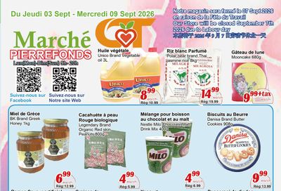 Marche C&T (Pierrefonds) Flyer September 3 to 9