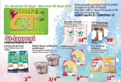 Marche C&T (St. Laurent) Flyer September 3 to 9
