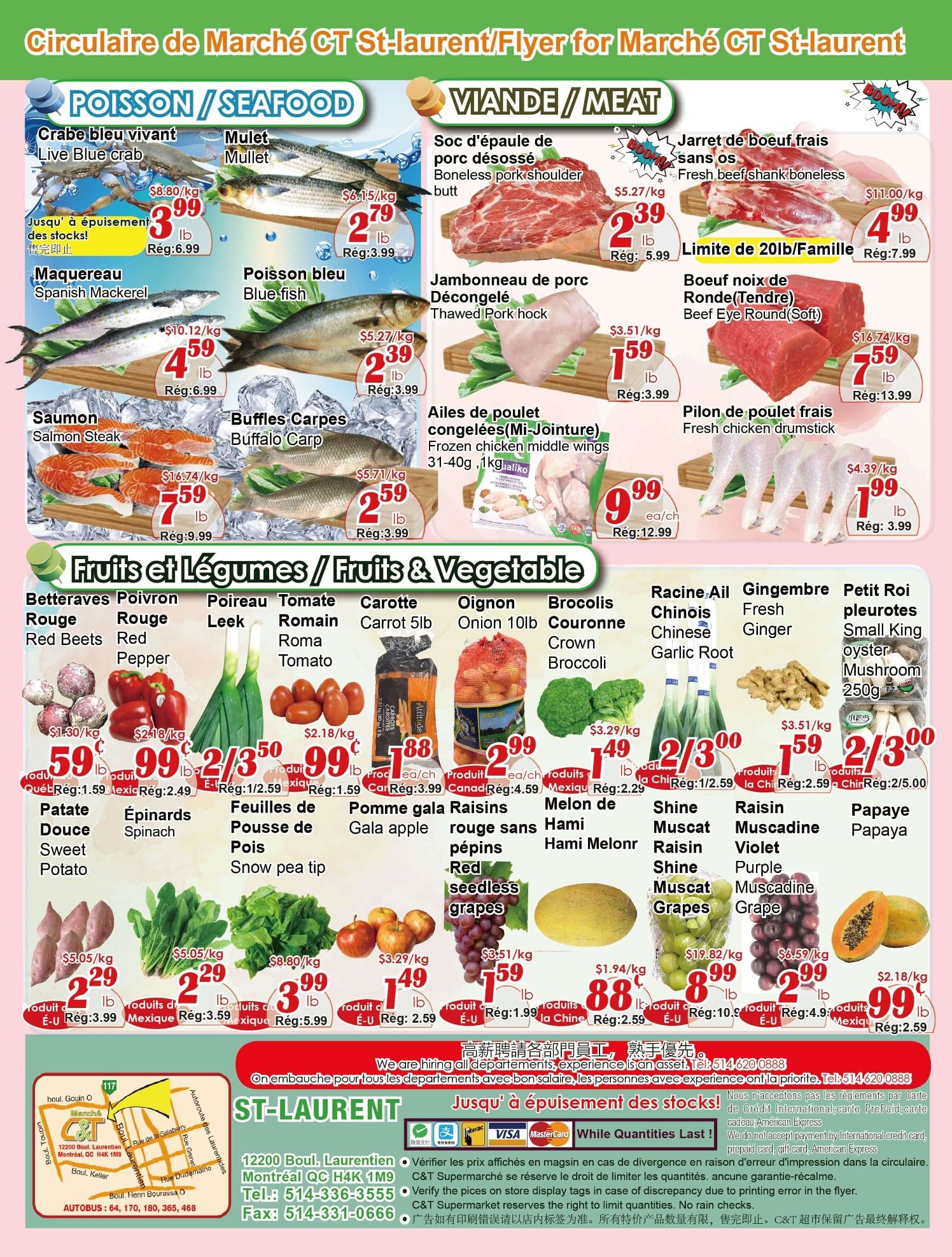 Marche C&T (St. Laurent) Flyer September 3 to 9