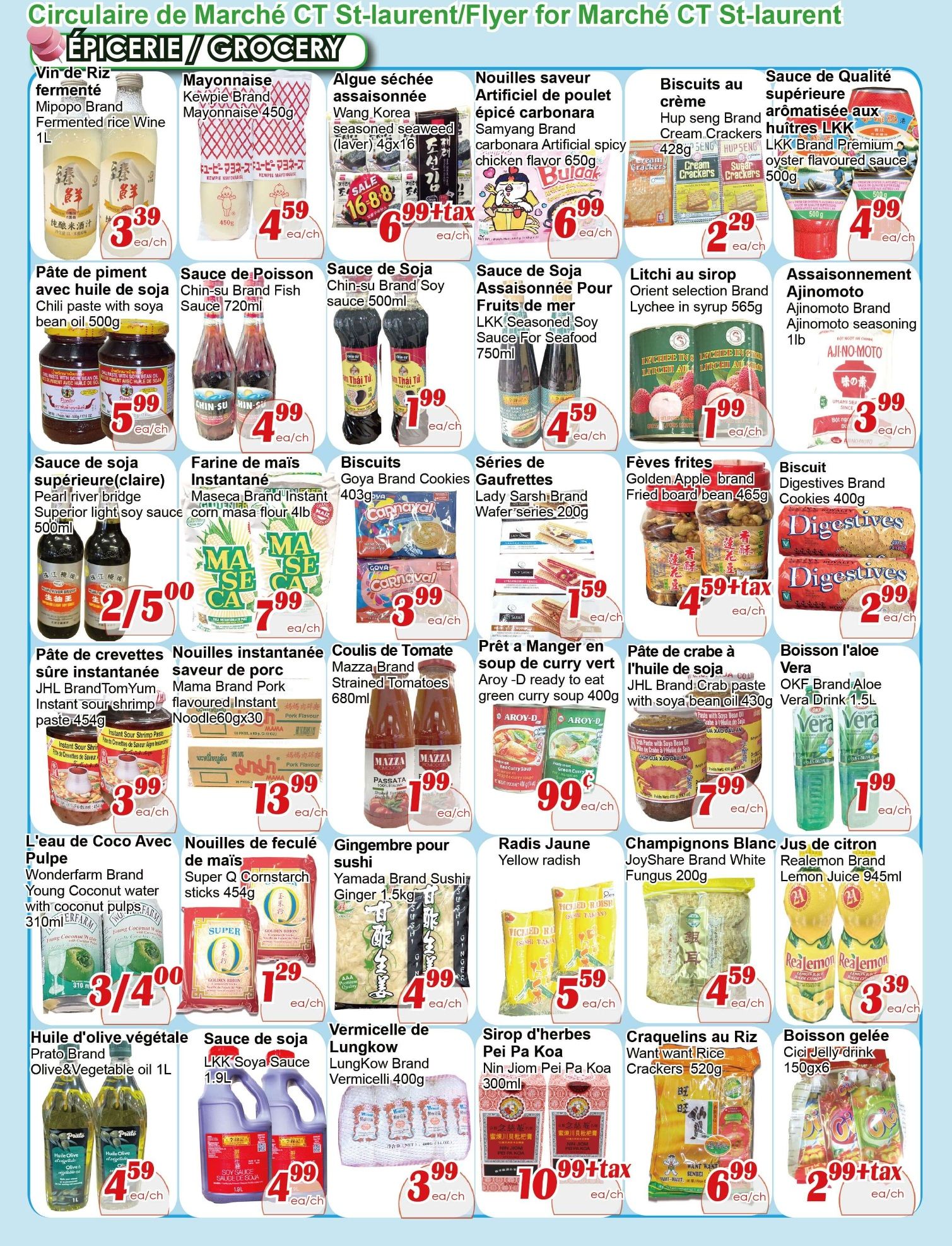 Marche C&T (St. Laurent) Flyer September 3 to 9