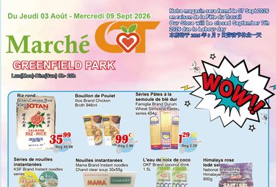 Marche C&T (Greenfield Park) Flyer September 3 to 9