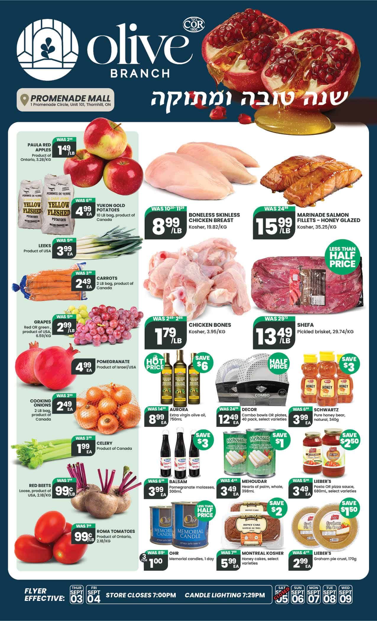 Olive Branch Flyer September 3 to 9
