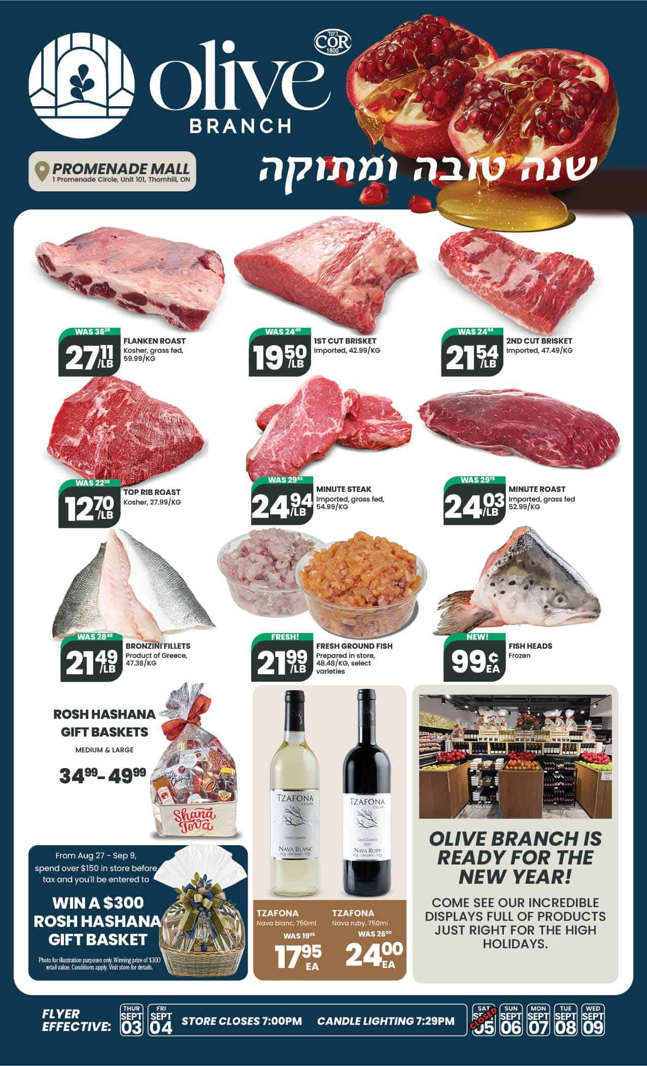 Olive Branch Flyer September 3 to 9