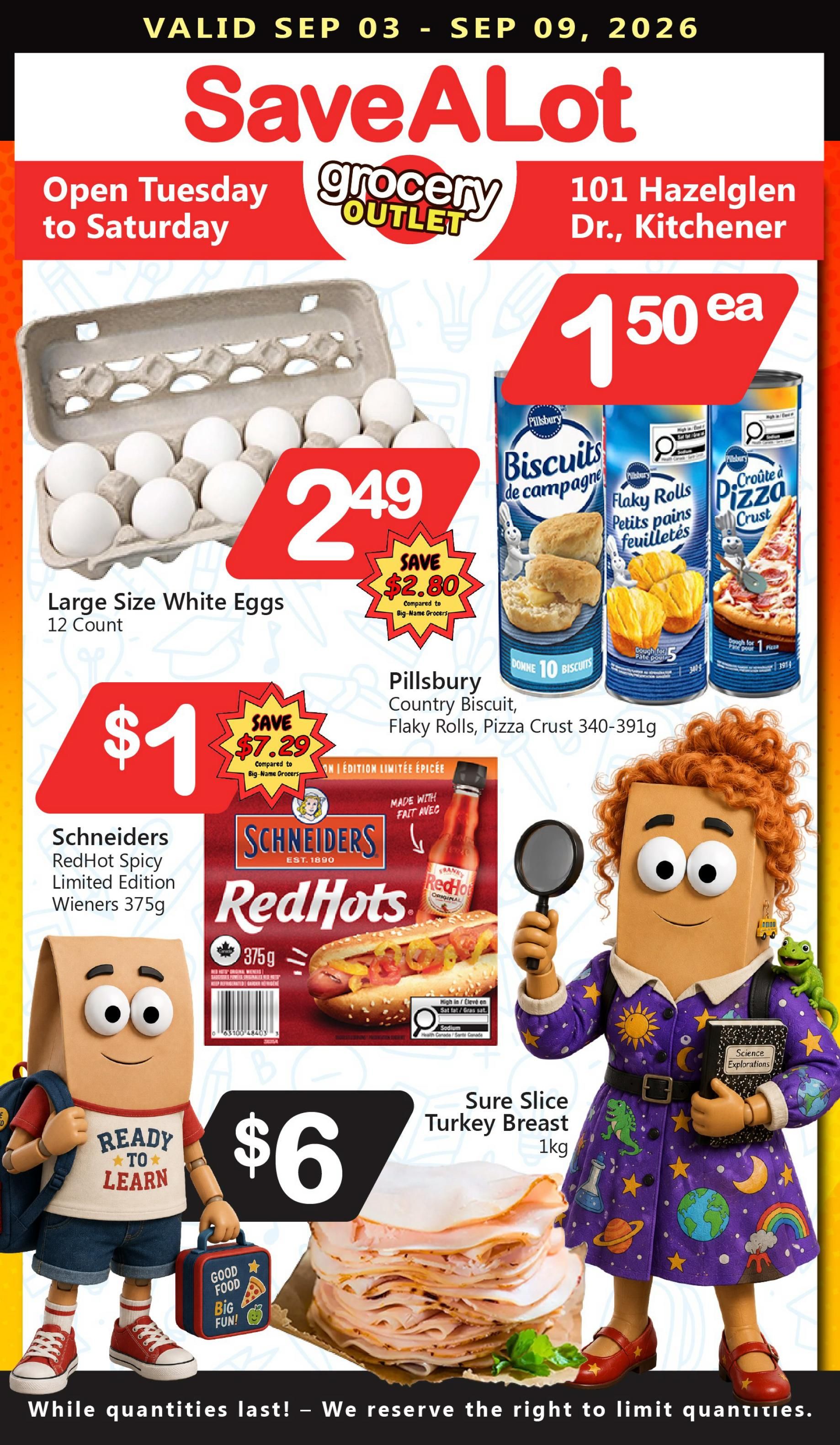 SaveALot Grocery Outlet Flyer September 3 to 9