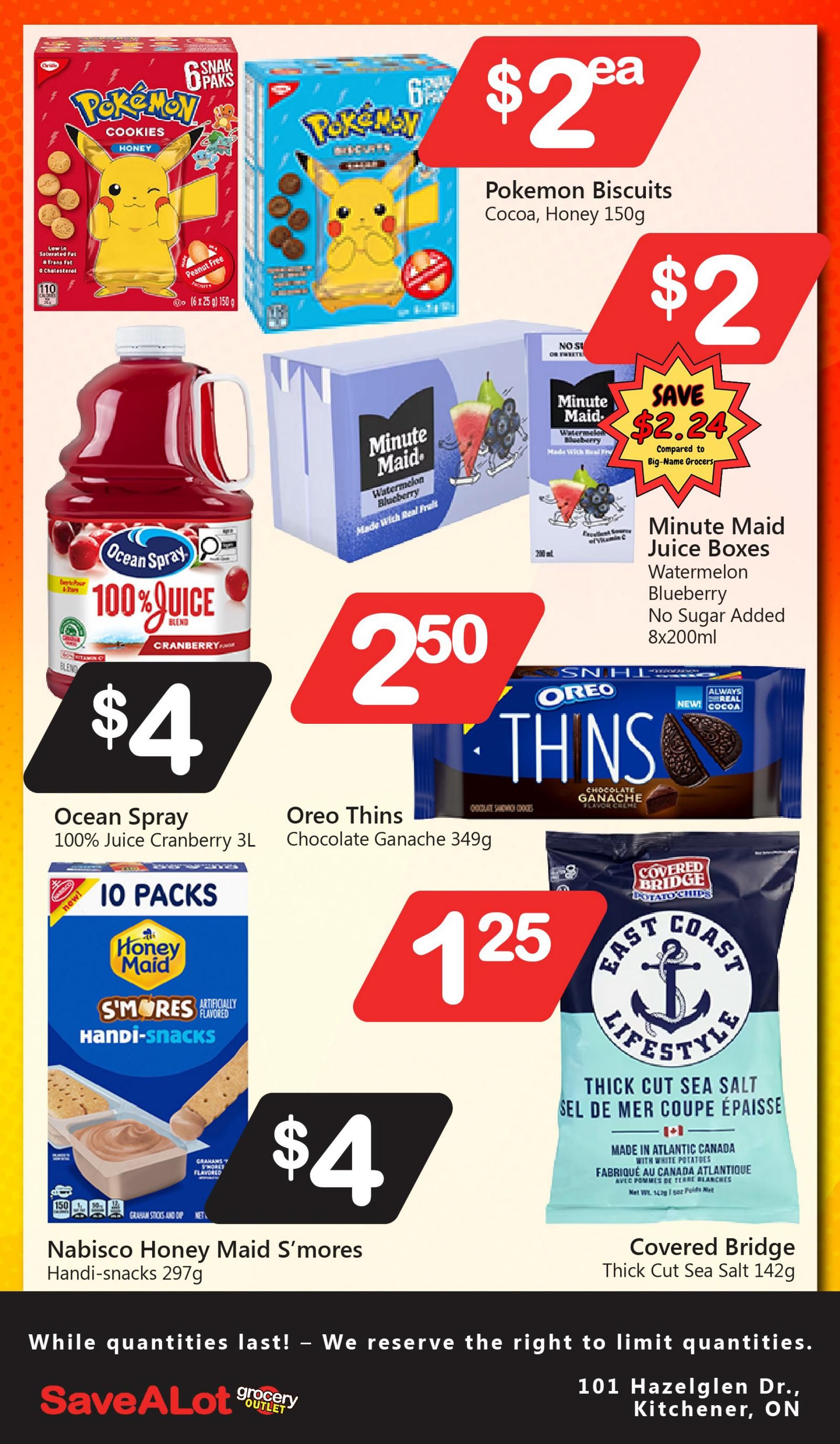 SaveALot Grocery Outlet Flyer September 3 to 9