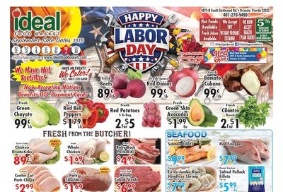 Ideal Food Basket (4075 South Goldenrod Road, Orlando, FL) Weekly Ad September 2 - 8, 2026