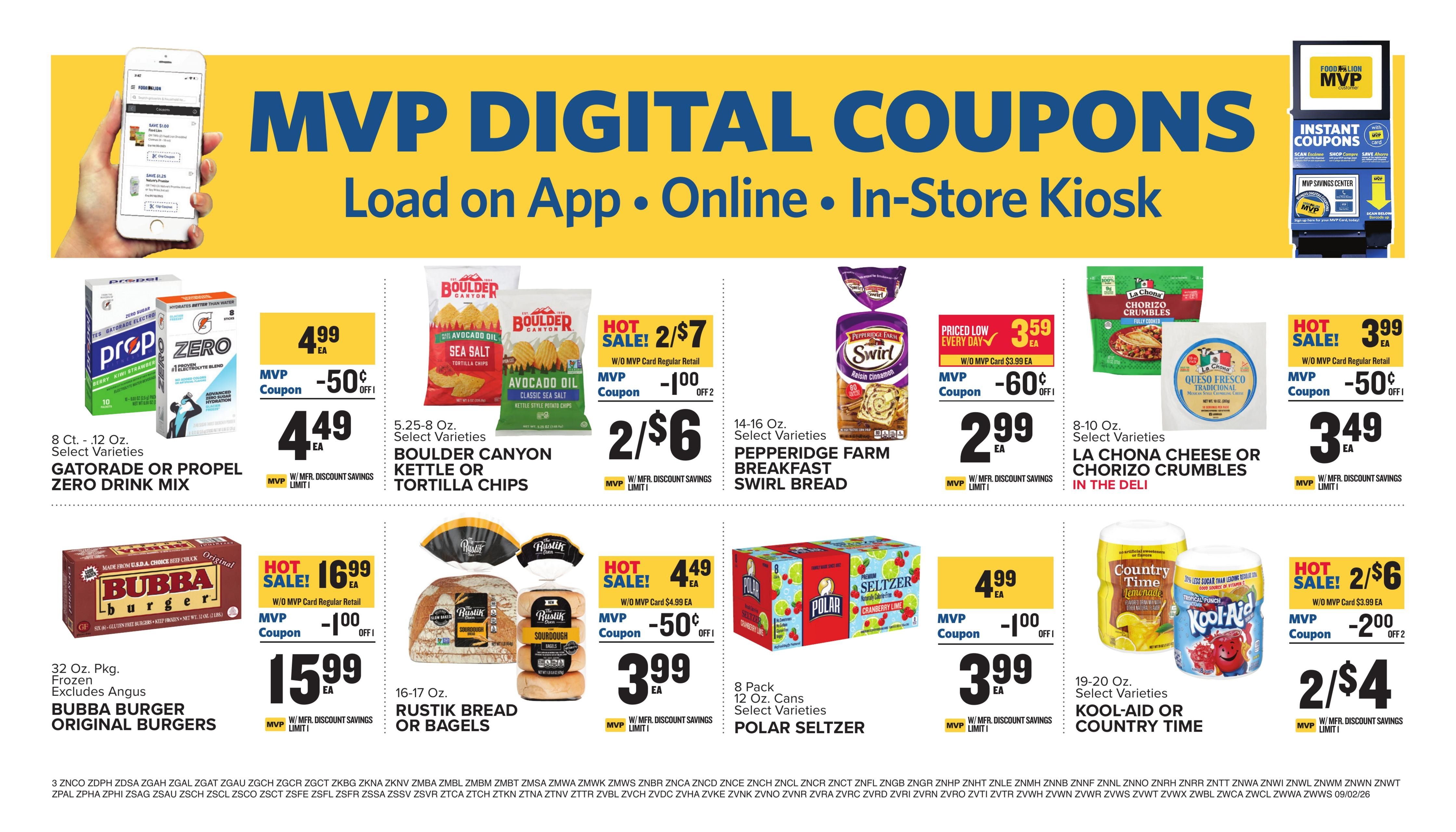 Food Lion (Burgaw Area, NC) Weekly Ad September 2 - 8, 2026