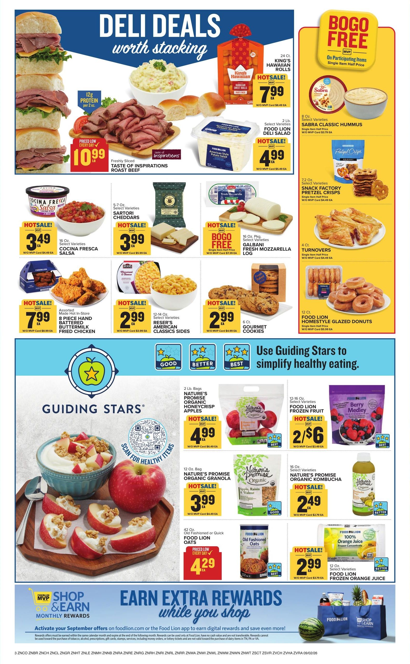 Food Lion (Burgaw Area, NC) Weekly Ad September 2 - 8, 2026