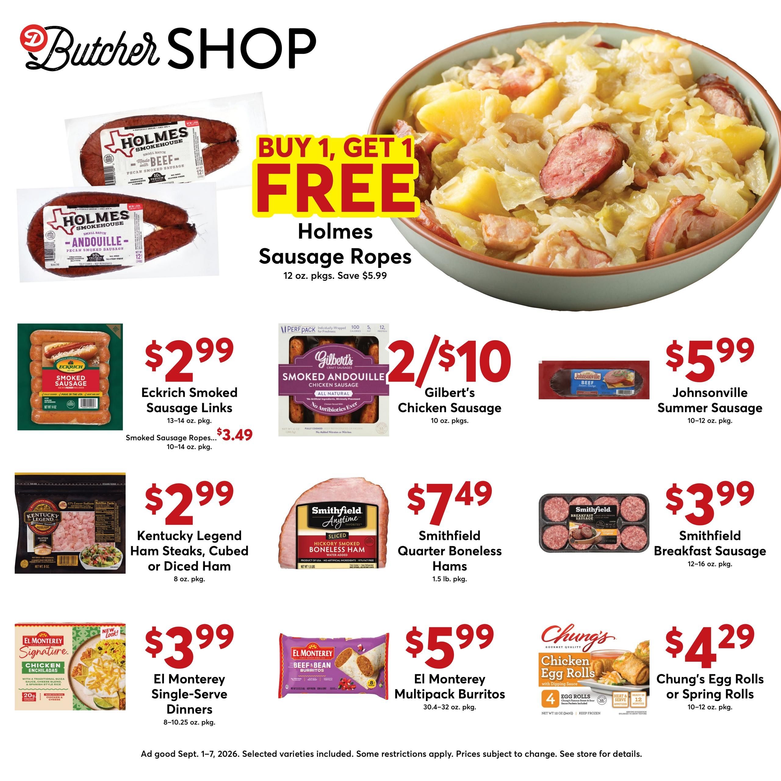 Dierbergs (Elsah Area, IL) Weekly Ad September 1 - 7, 2026