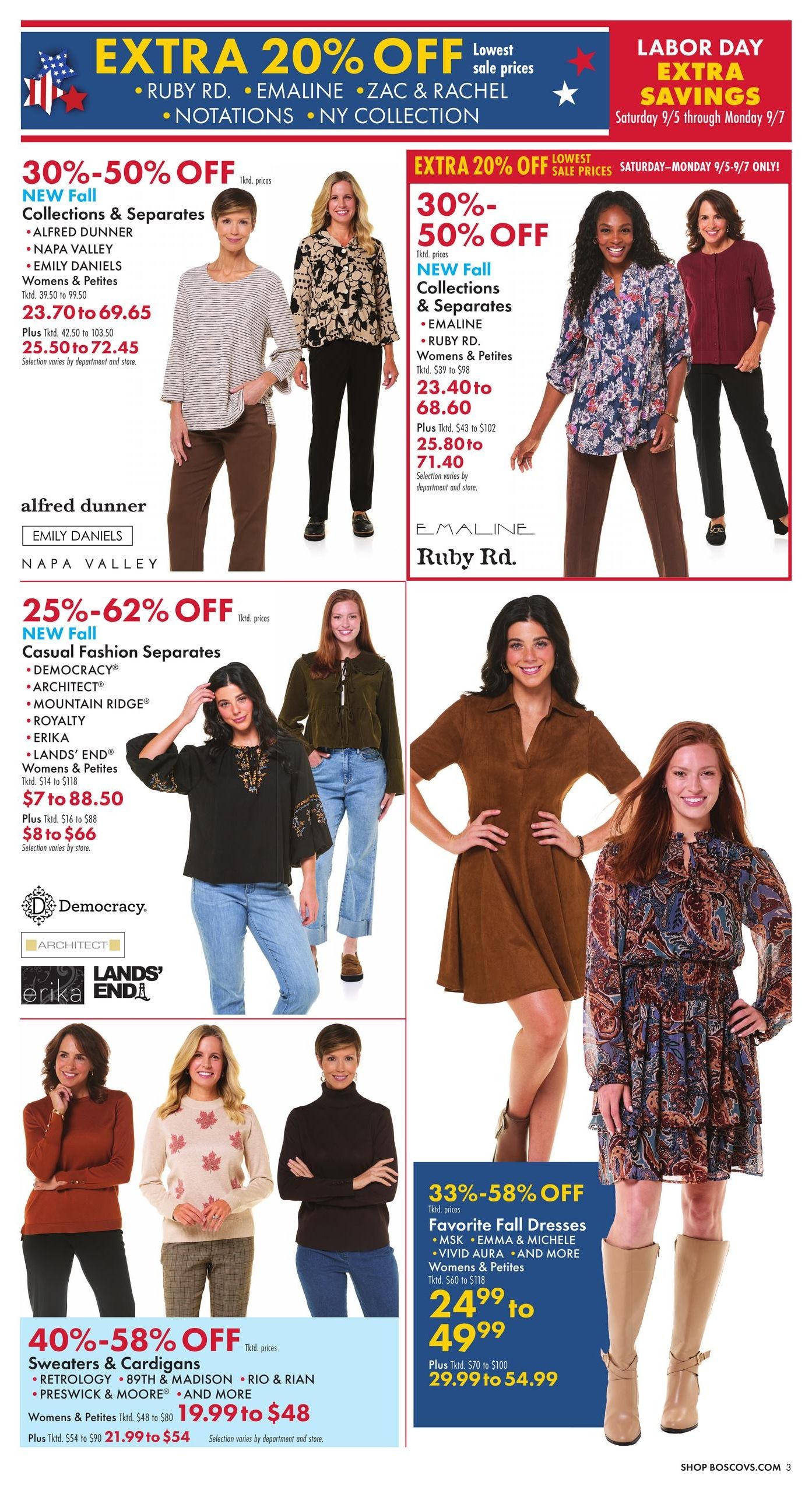 Boscov's Weekly Ad September 3 - 9, 2026