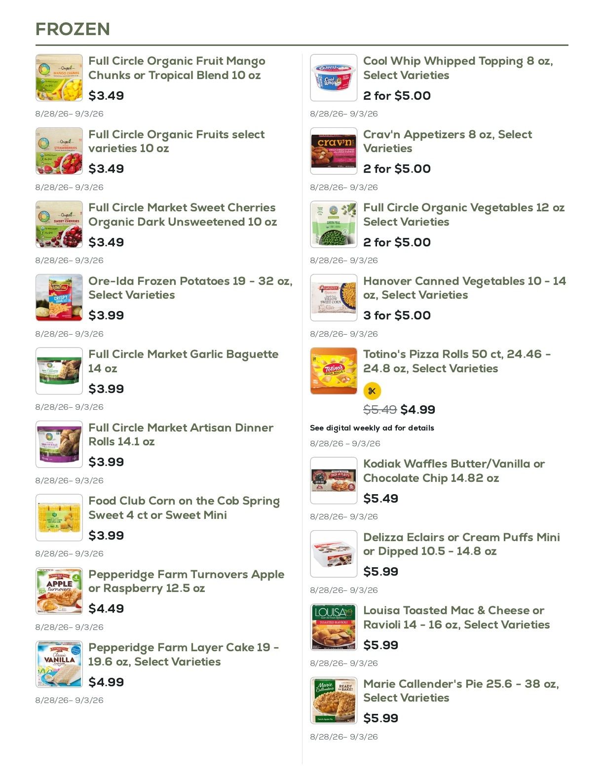 Geissler's Supermarket Weekly Ad August 28 - September 3, 2026