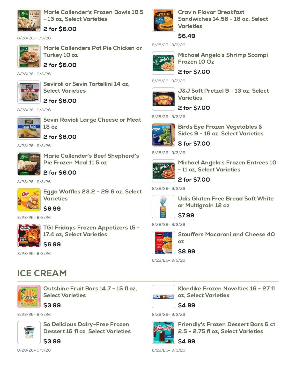 Geissler's Supermarket Weekly Ad August 28 - September 3, 2026