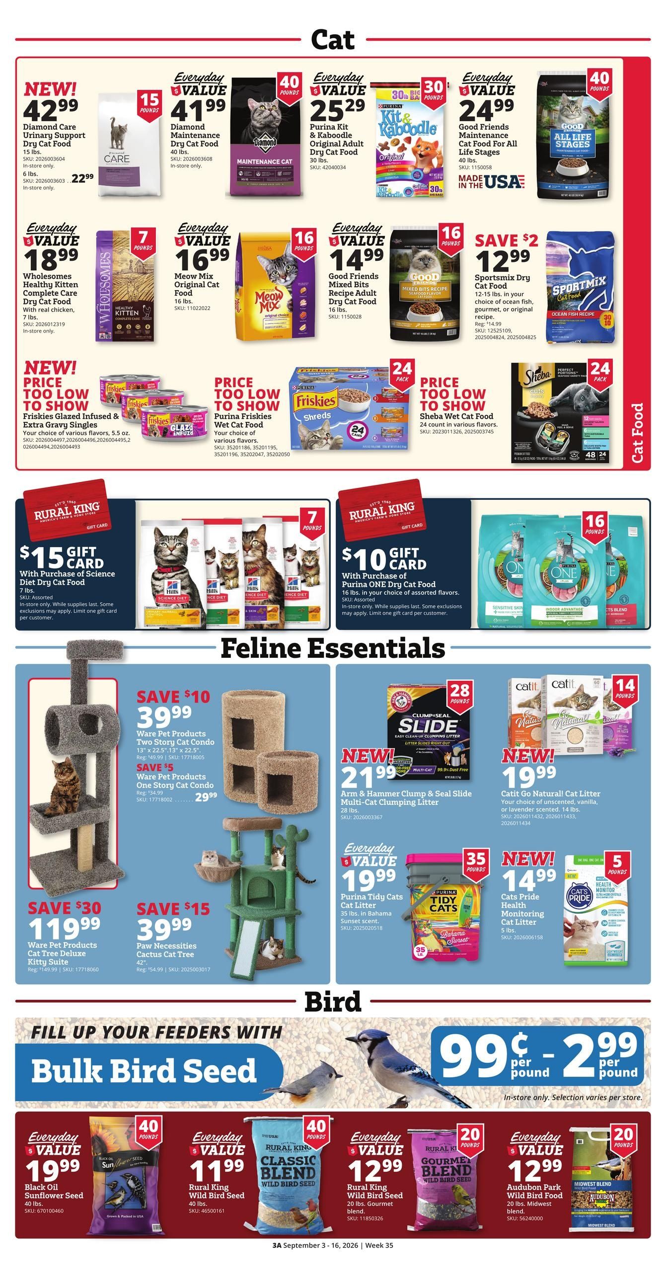 Rural King (Huntsville Area, AL) Weekly Ad September 3 - 16, 2026