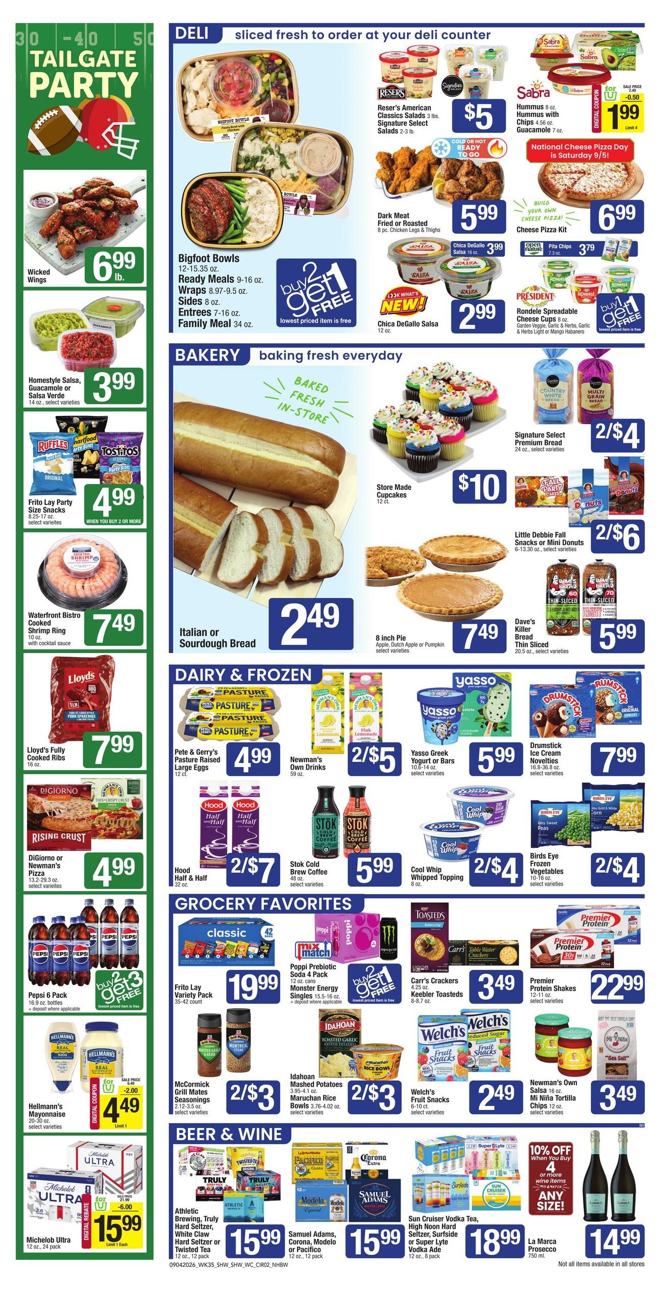 Shaw's (Athol Area, MA) Weekly Ad September 4 - 10, 2026