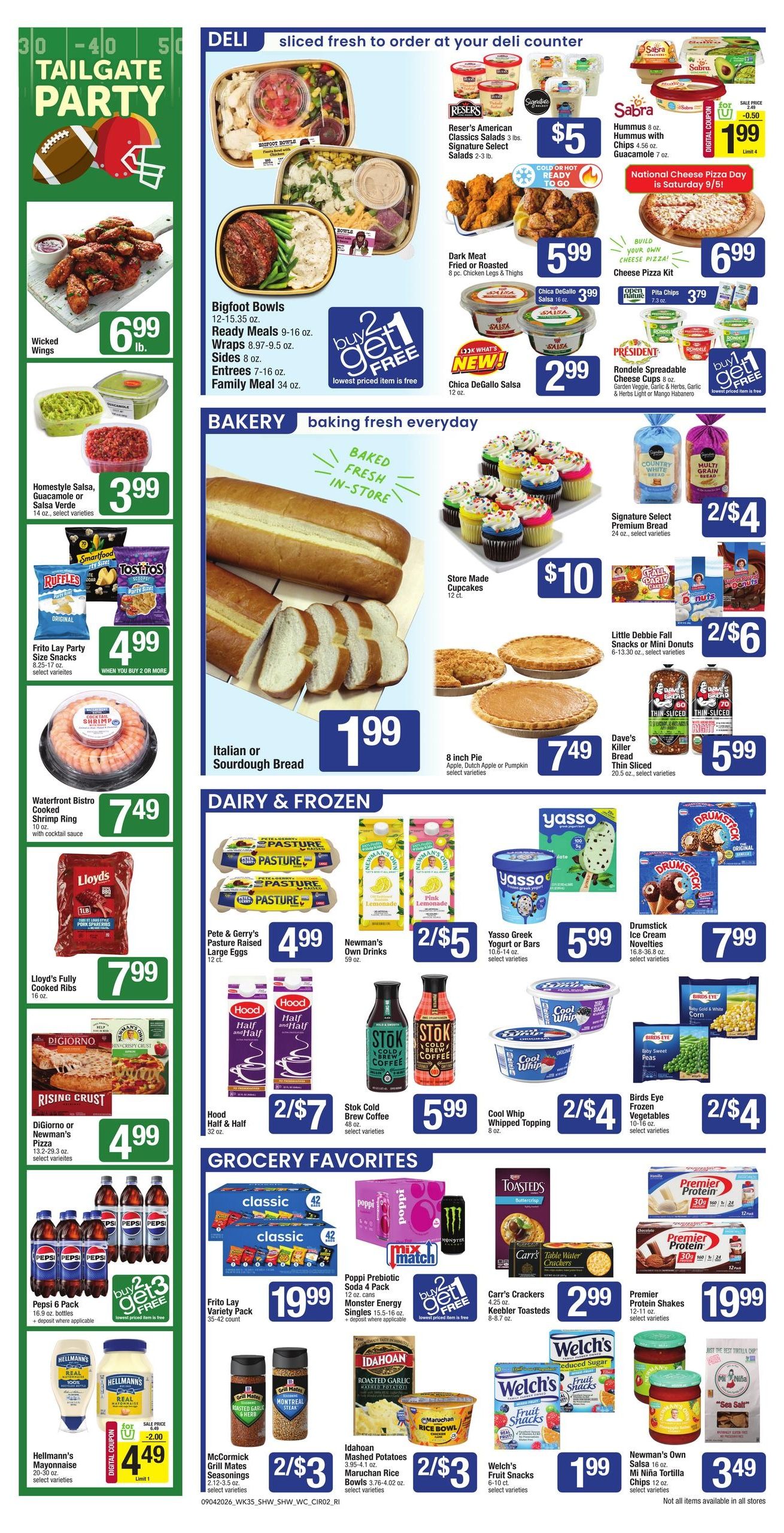 Shaw's (Rehoboth Area, MA) Weekly Ad September 4 - 10, 2026