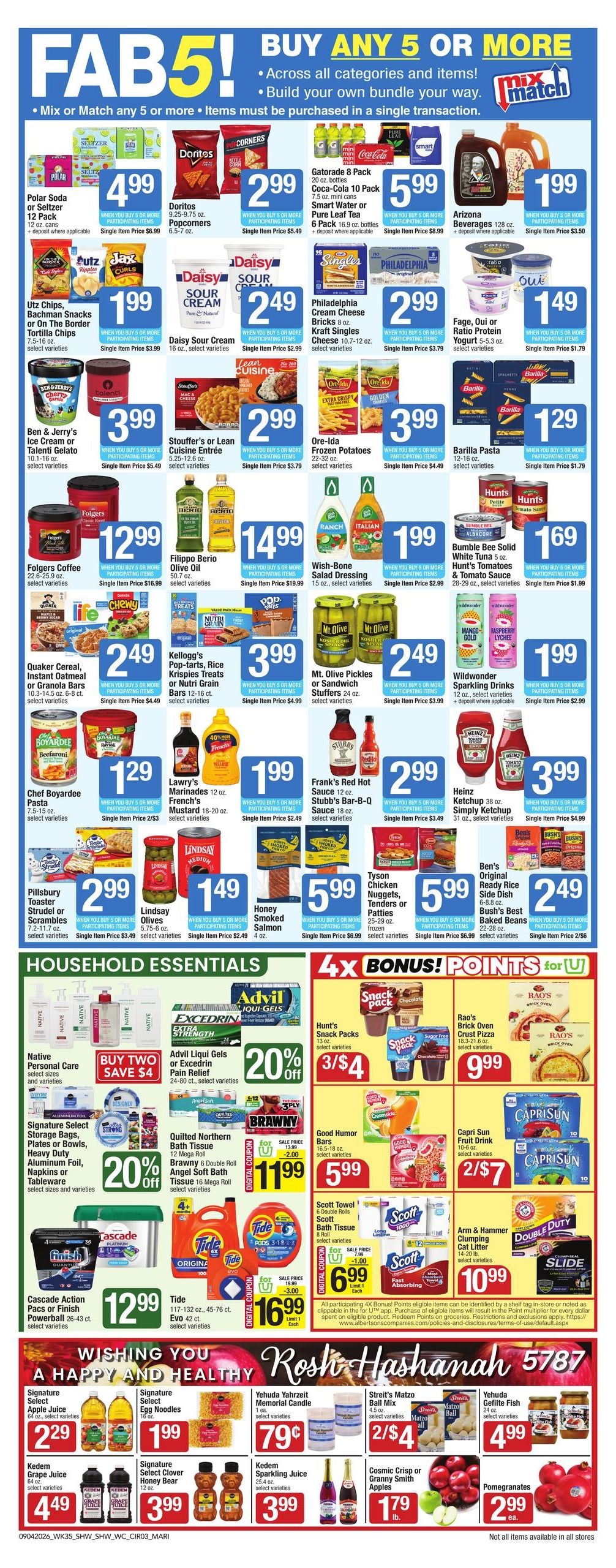 Shaw's (Rehoboth Area, MA) Weekly Ad September 4 - 10, 2026