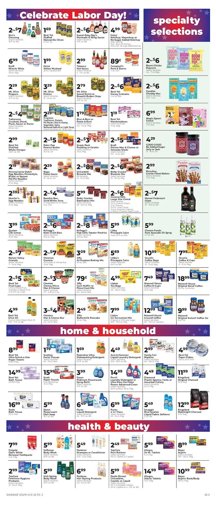 Hocker's Markets (Delaware) Weekly Ad September 3 - 9, 2026