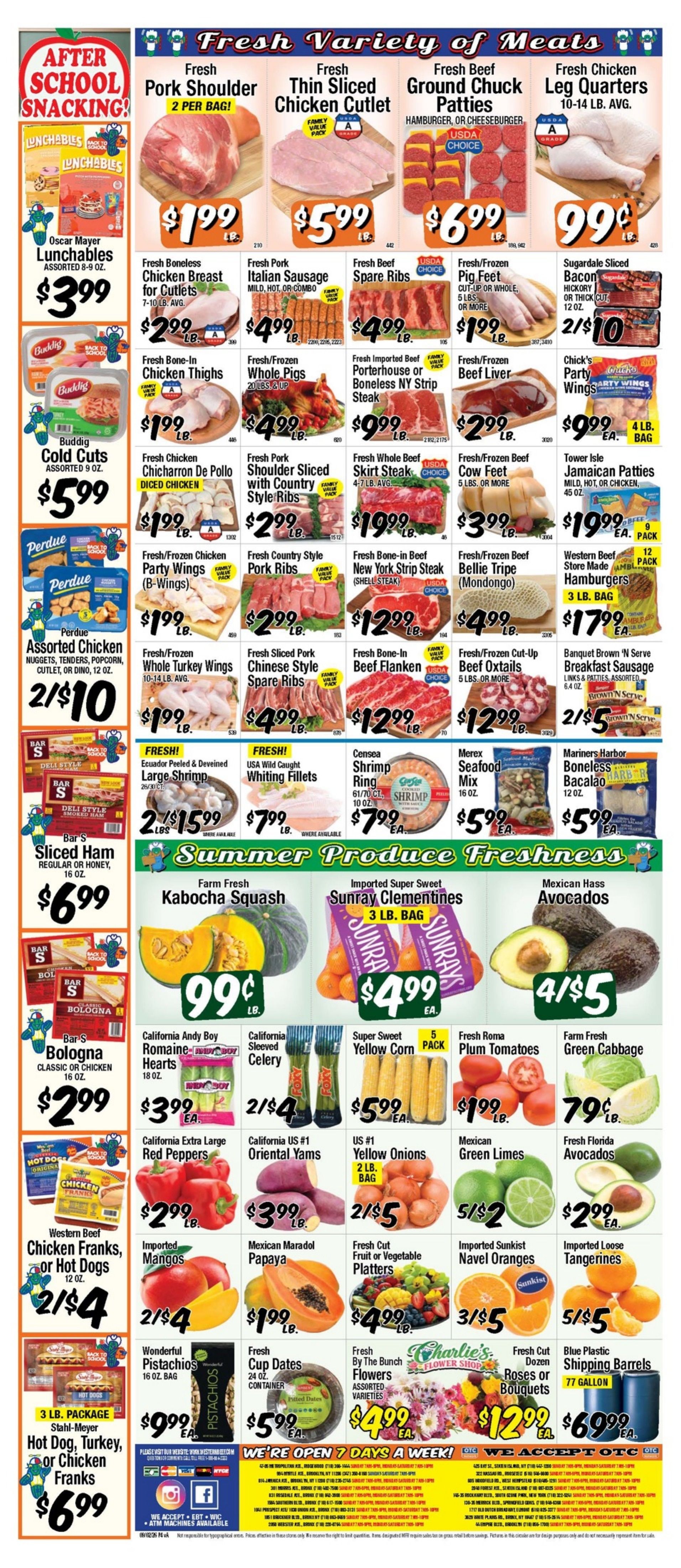 Western Beef (New York) Weekly Ad September 3 - 9, 2026