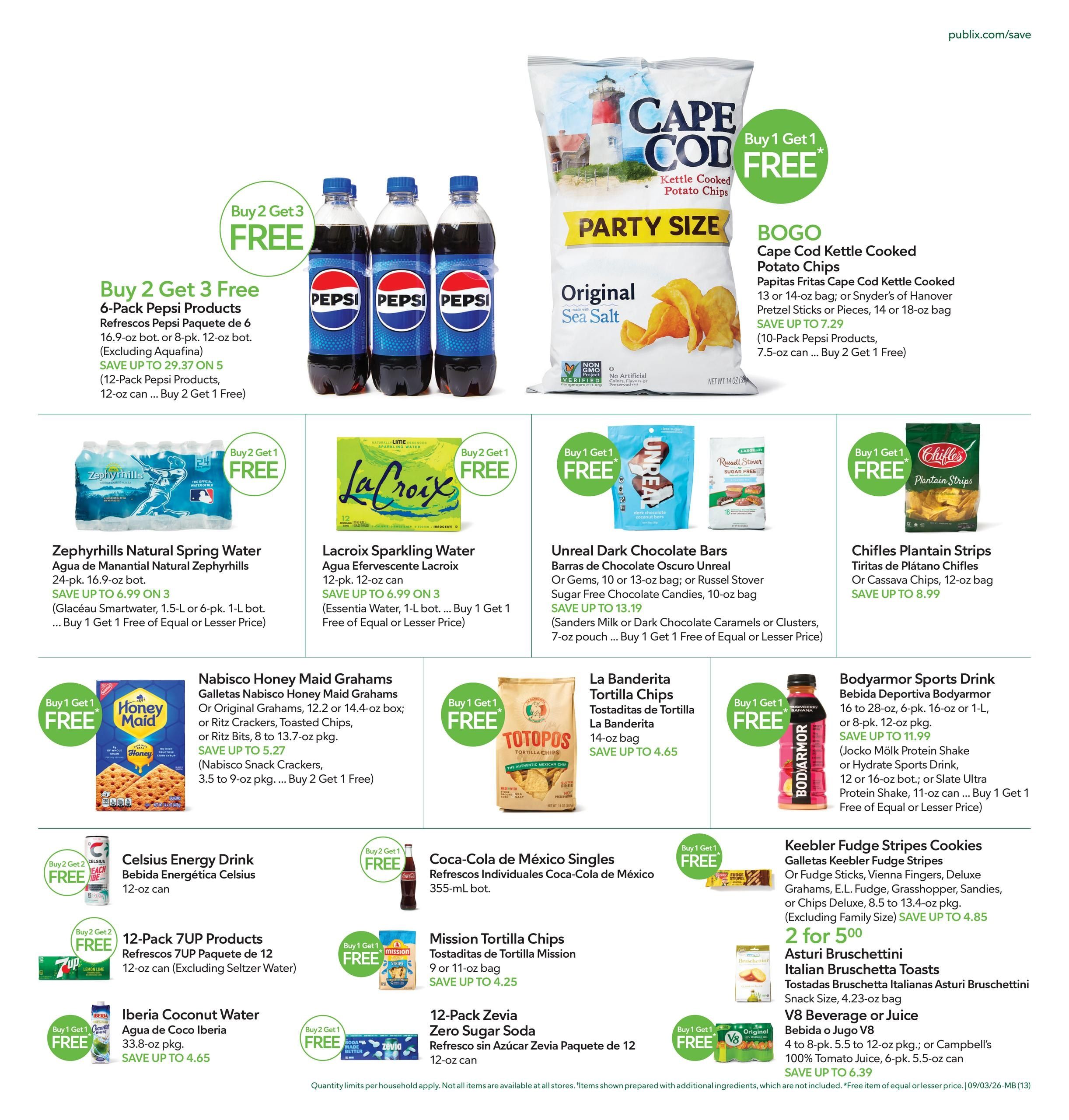 Publix (Boca Raton Area, FL) Anuncio Semanal Español Weekly Ad September 3 - 9, 2026