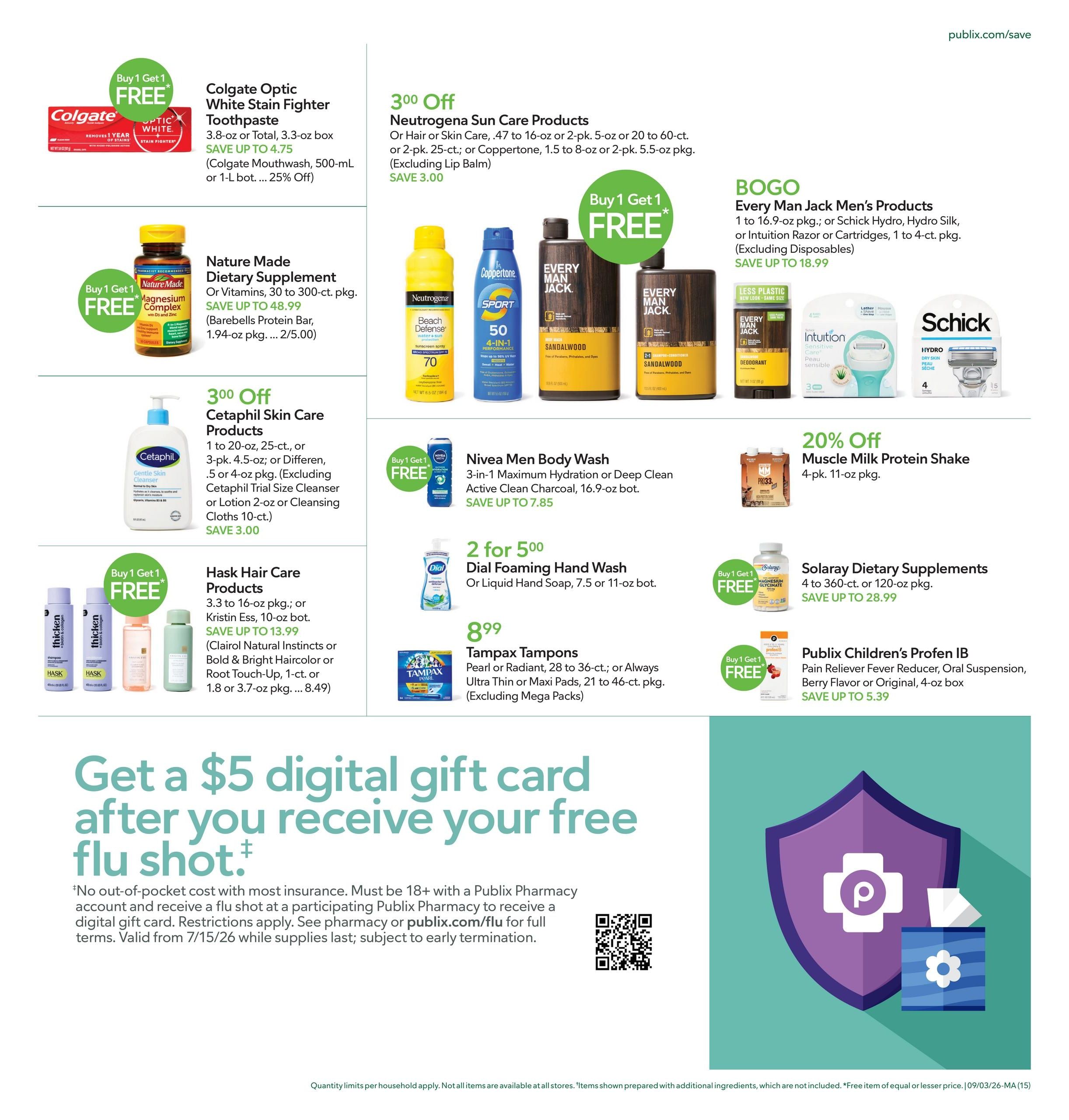 Publix (Boca Raton Area, FL) Weekly Ad September 3 - 9, 2026