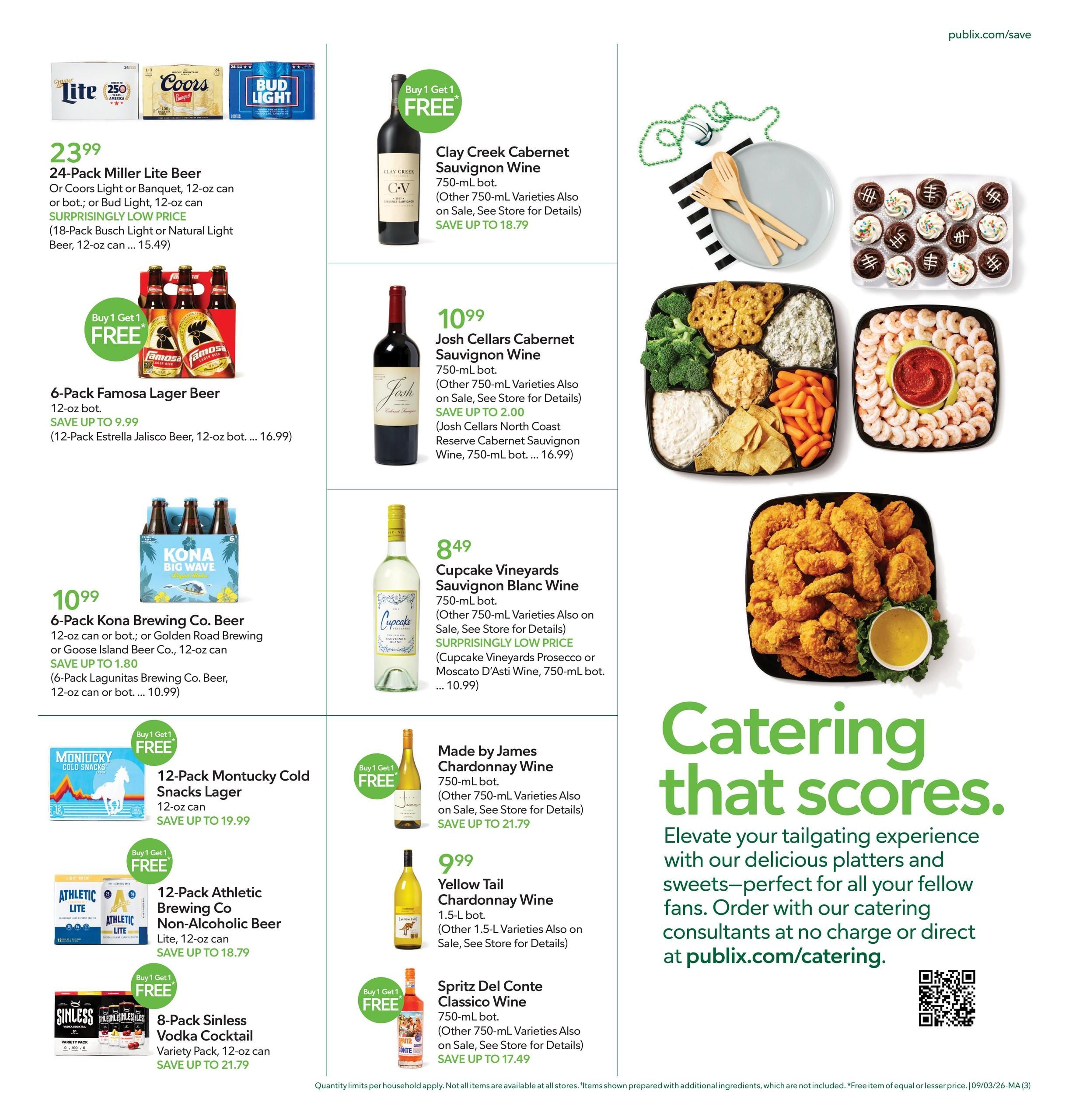 Publix (Boca Raton Area, FL) Weekly Ad September 3 - 9, 2026
