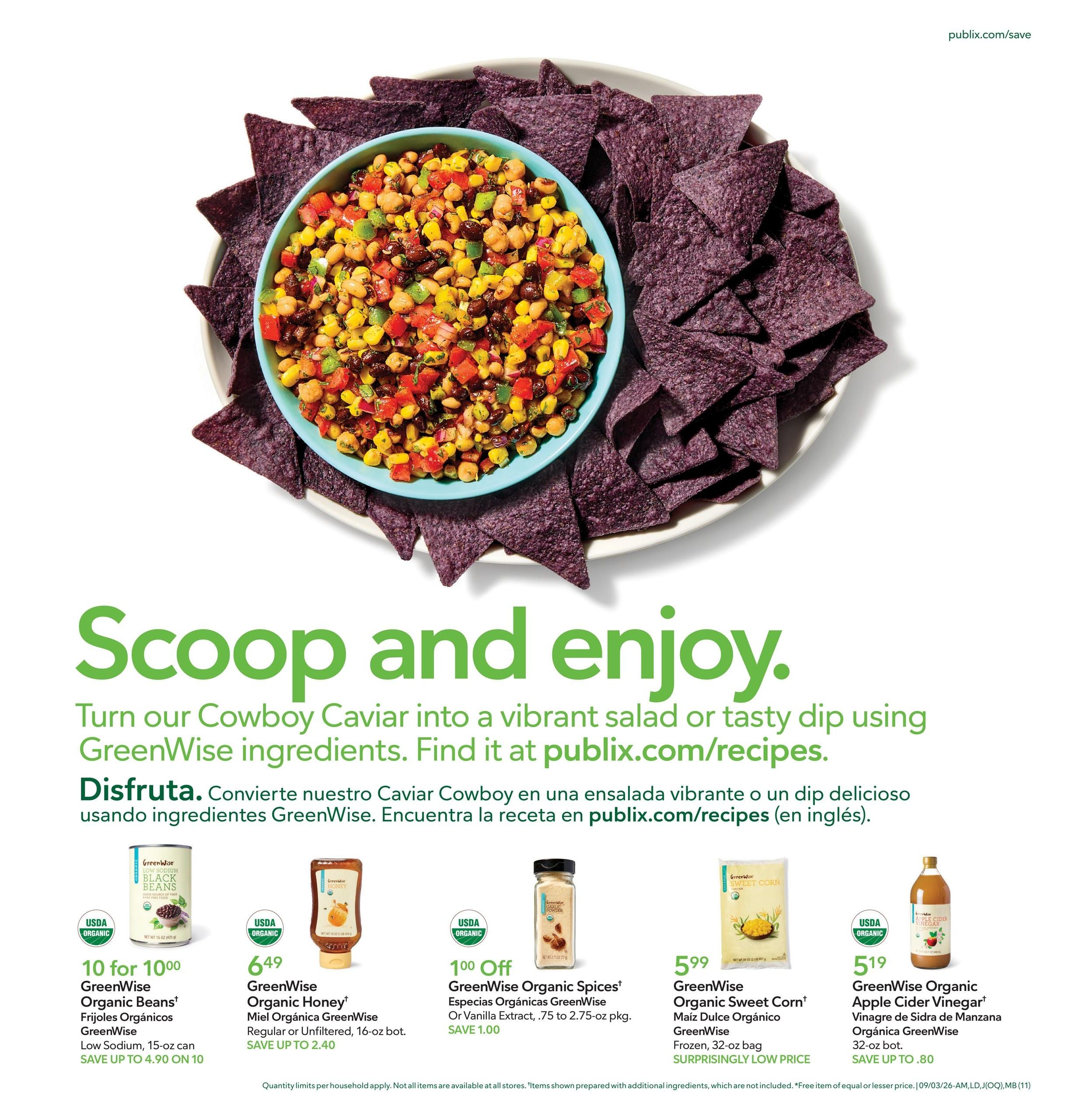 Publix (Cape Coral Area, FL) Anuncio Semanal Español Weekly Ad September 3 - 9, 2026