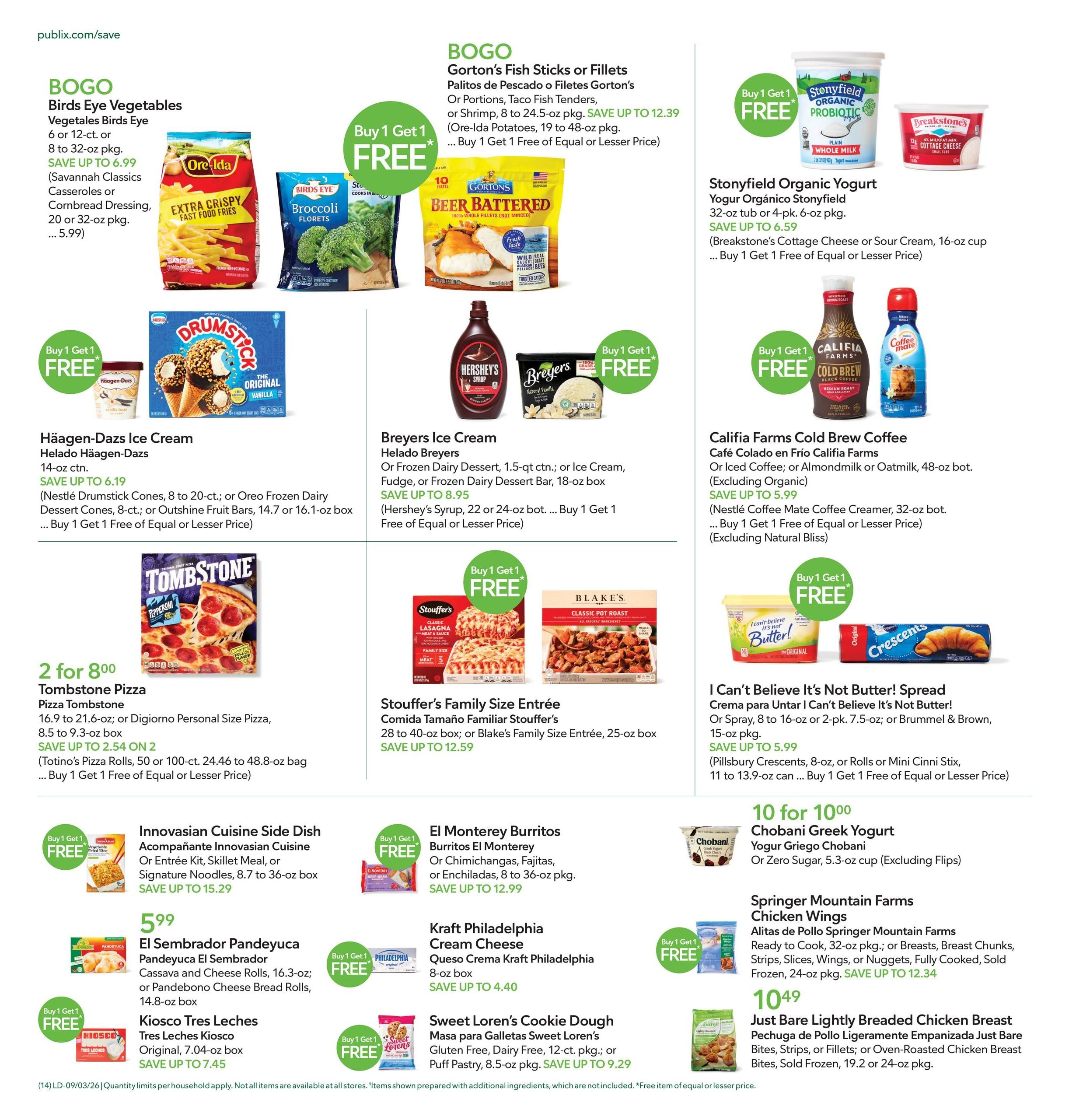 Publix (Cape Coral Area, FL) Anuncio Semanal Español Weekly Ad September 3 - 9, 2026