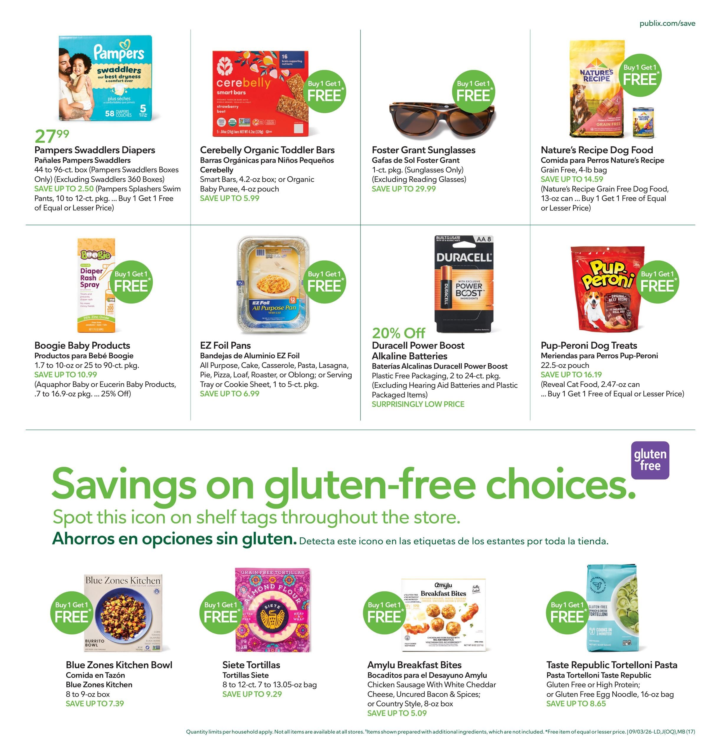Publix (Cape Coral Area, FL) Anuncio Semanal Español Weekly Ad September 3 - 9, 2026