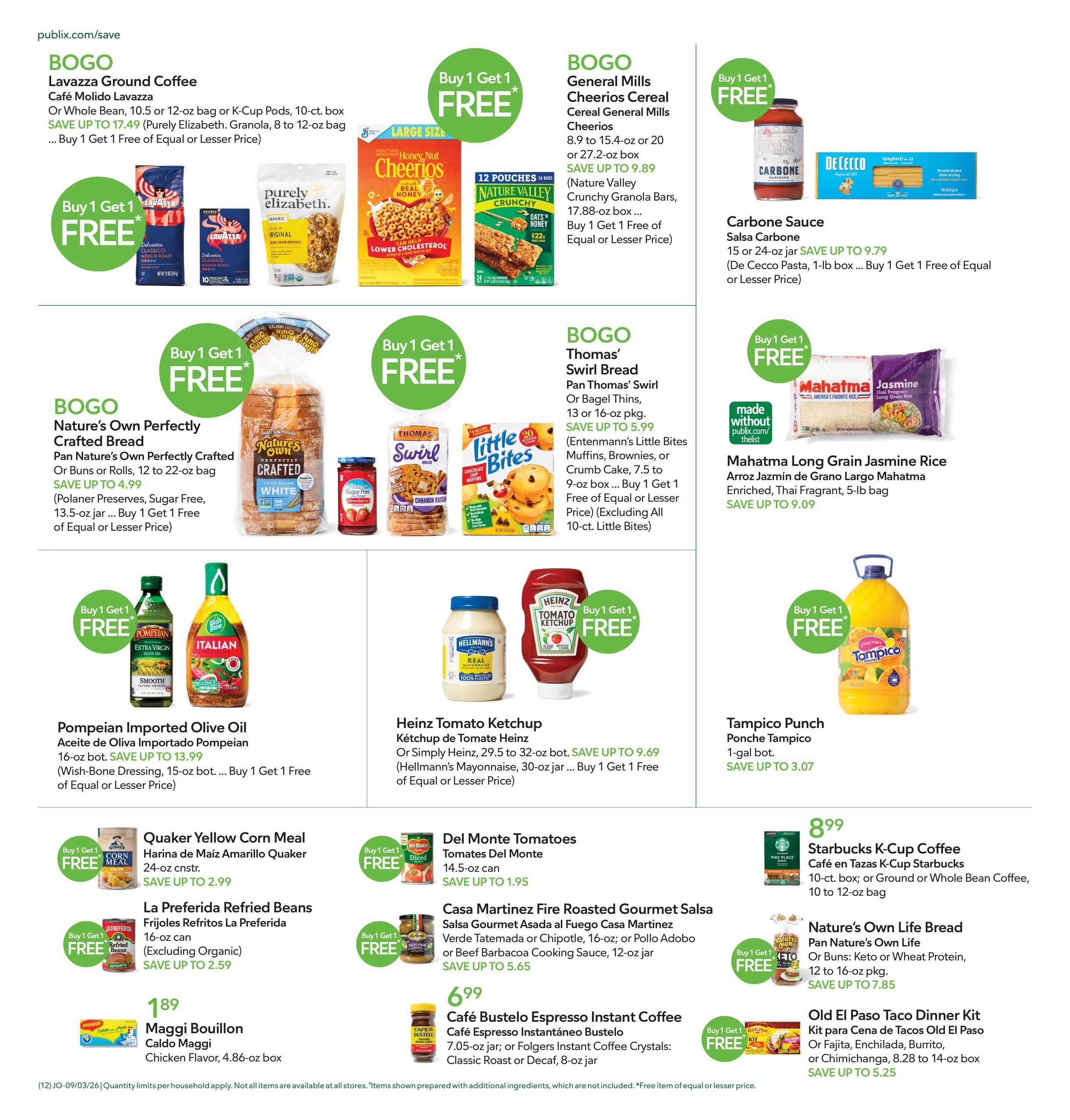 Publix (Altamonte Springs Area, FL) Anuncio Semanal Español Weekly Ad September 3 - 9, 2026