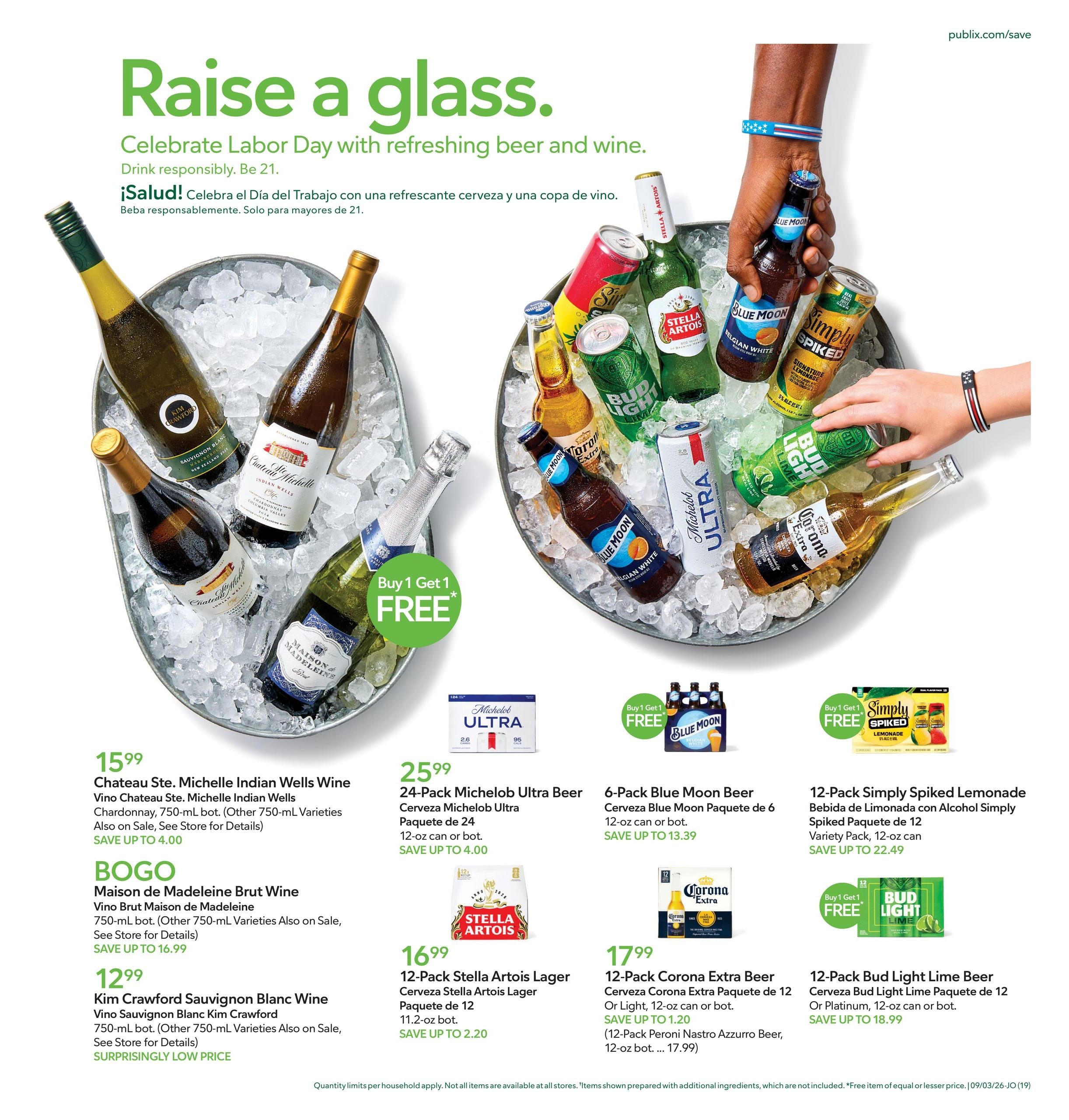 Publix (Altamonte Springs Area, FL) Anuncio Semanal Español Weekly Ad September 3 - 9, 2026