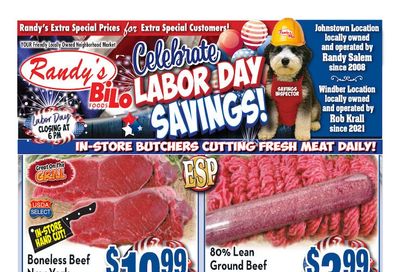 Randy's BiLo Weekly Ad September 3 - 9, 2026