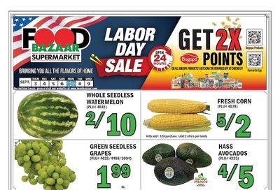 Food Bazaar (Hempstead, NY) Weekly Ad September 3 - 9, 2026