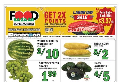 Food Bazaar (Trenton, NJ) Weekly Ad September 3 - 9, 2026